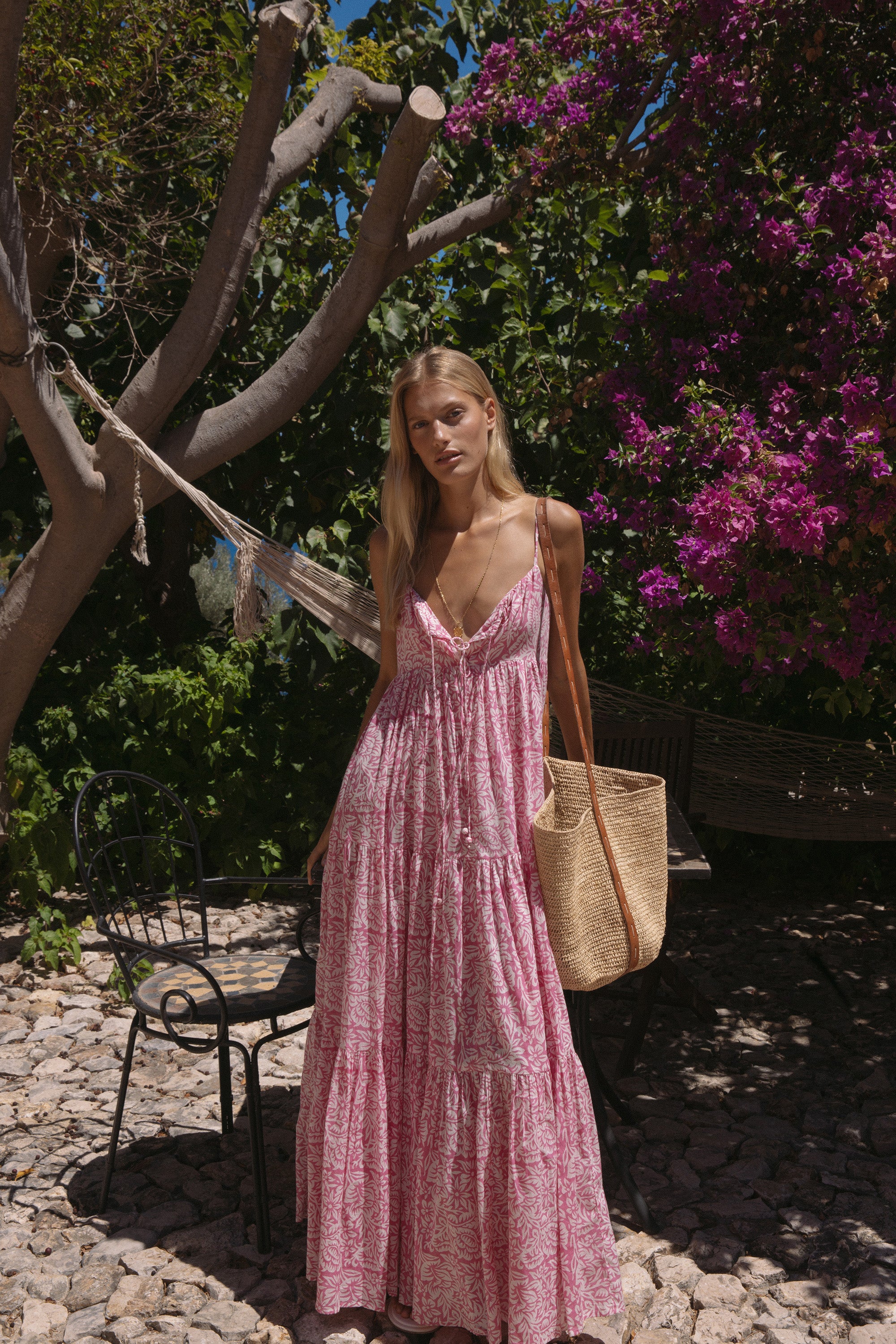 Odessa Dress - Paradise Hibiscus