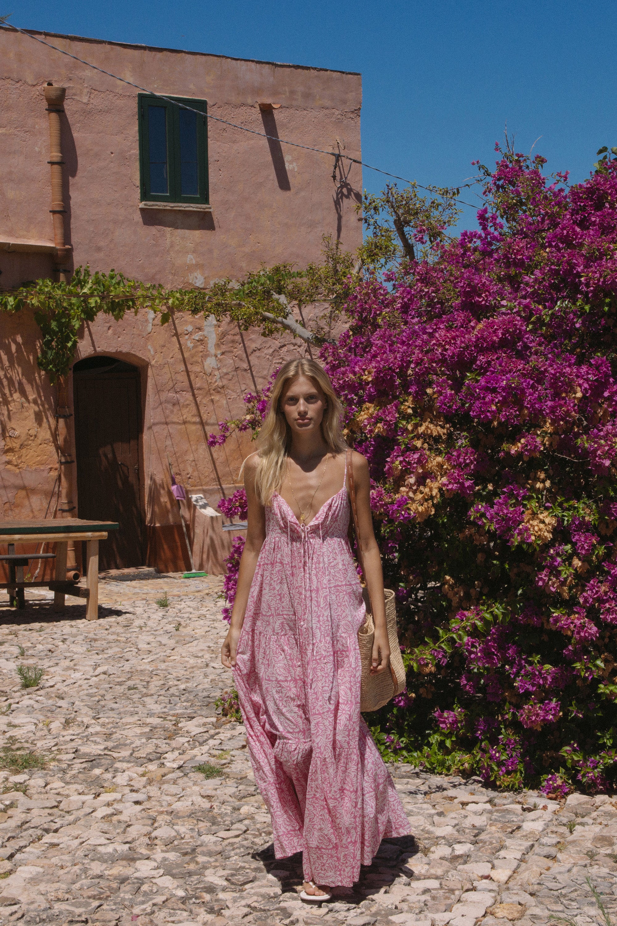 Odessa Dress - Paradise Hibiscus