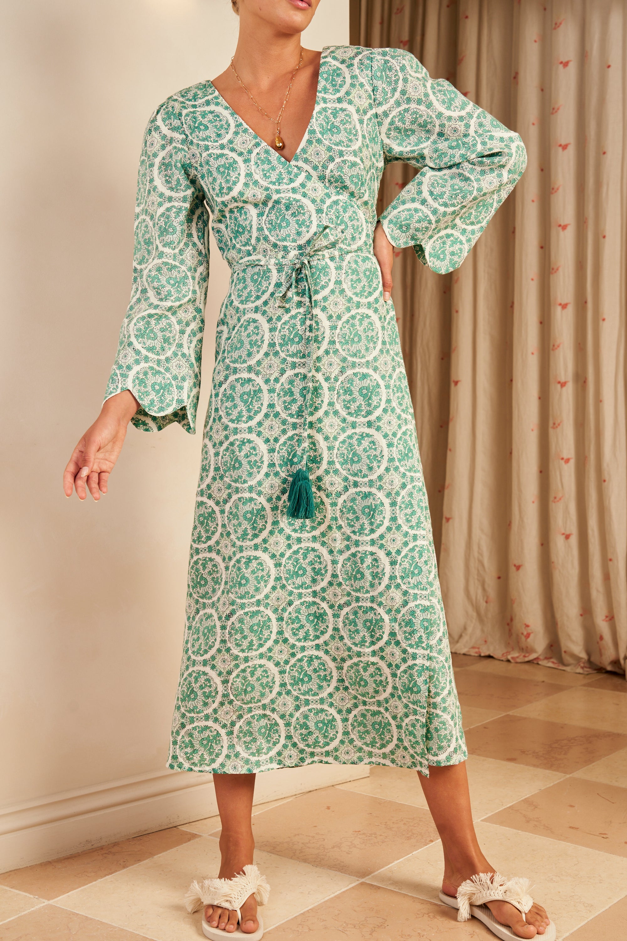 Romy Wrap Dress, Rockpool