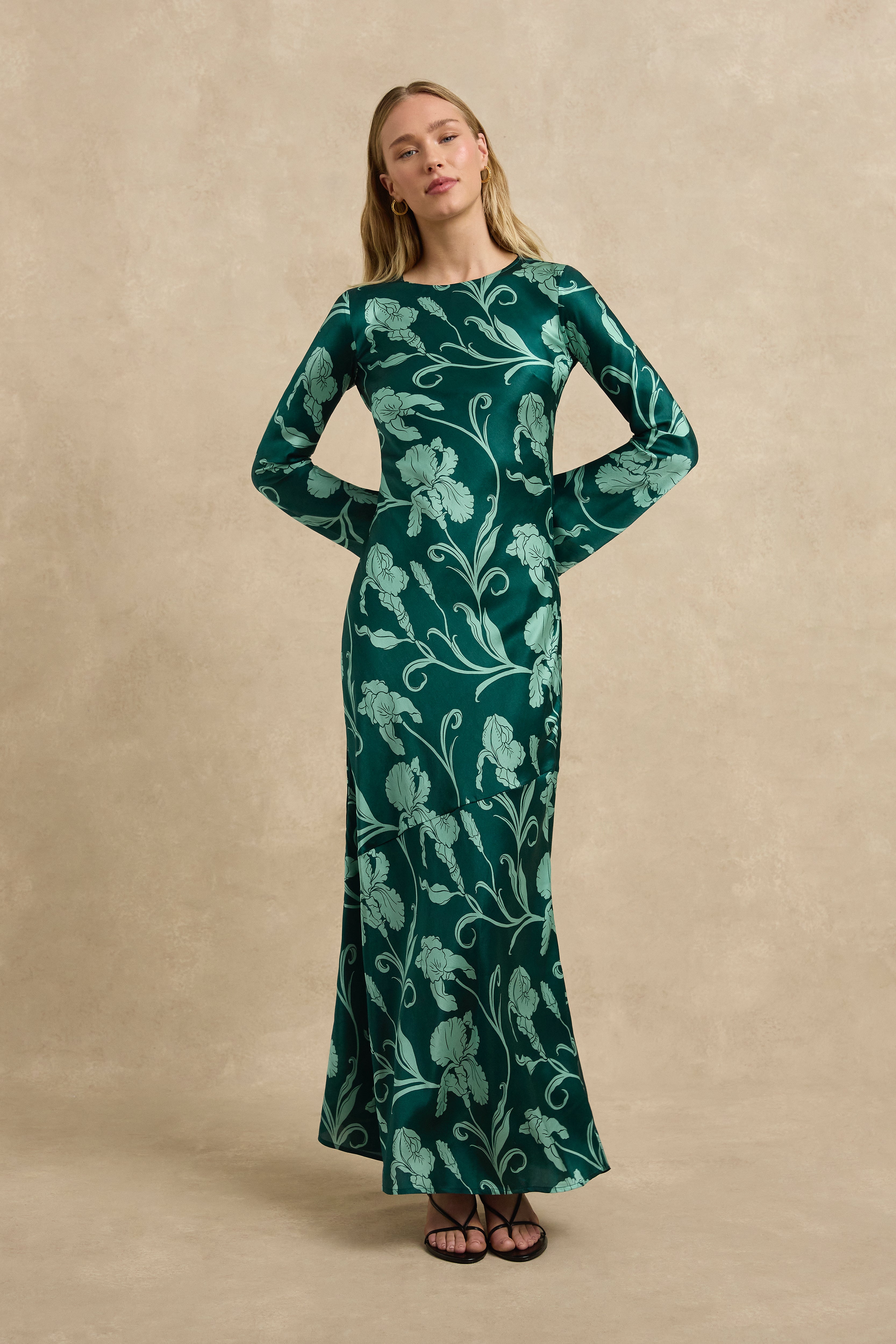 Alyssa Dress - Iris Jade