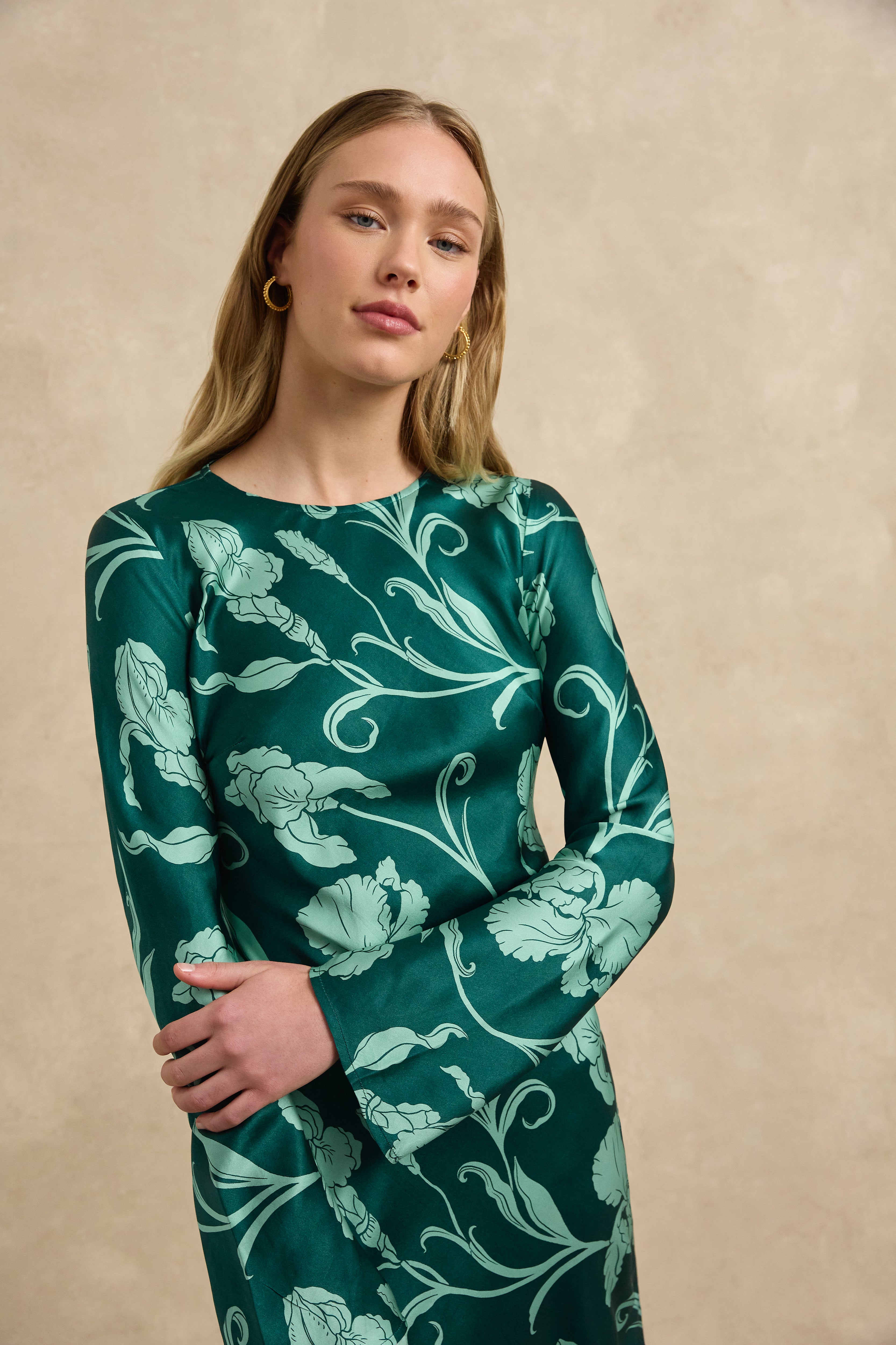 Alyssa Dress - Iris Jade