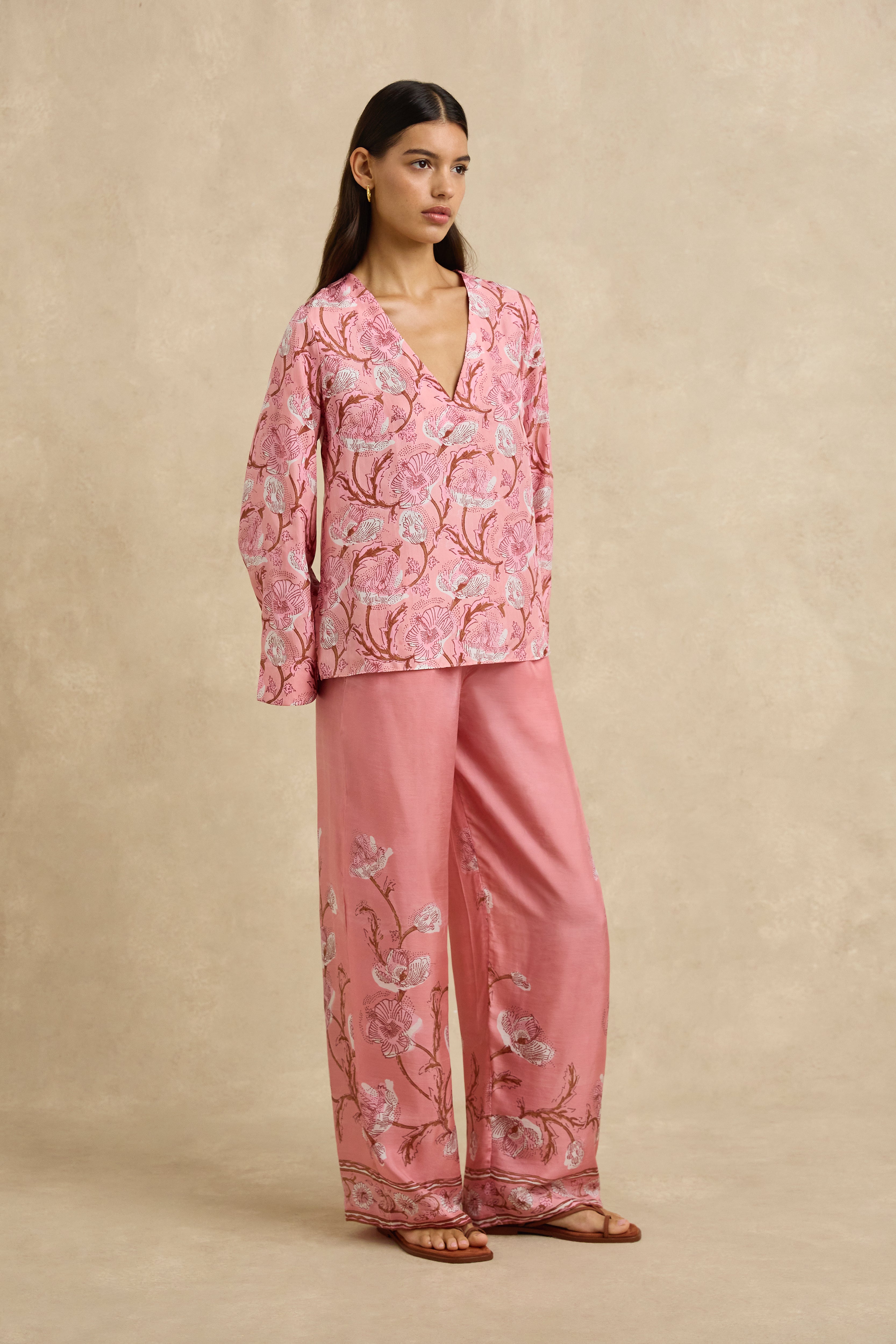Anvi Top - Hibiscus Pink