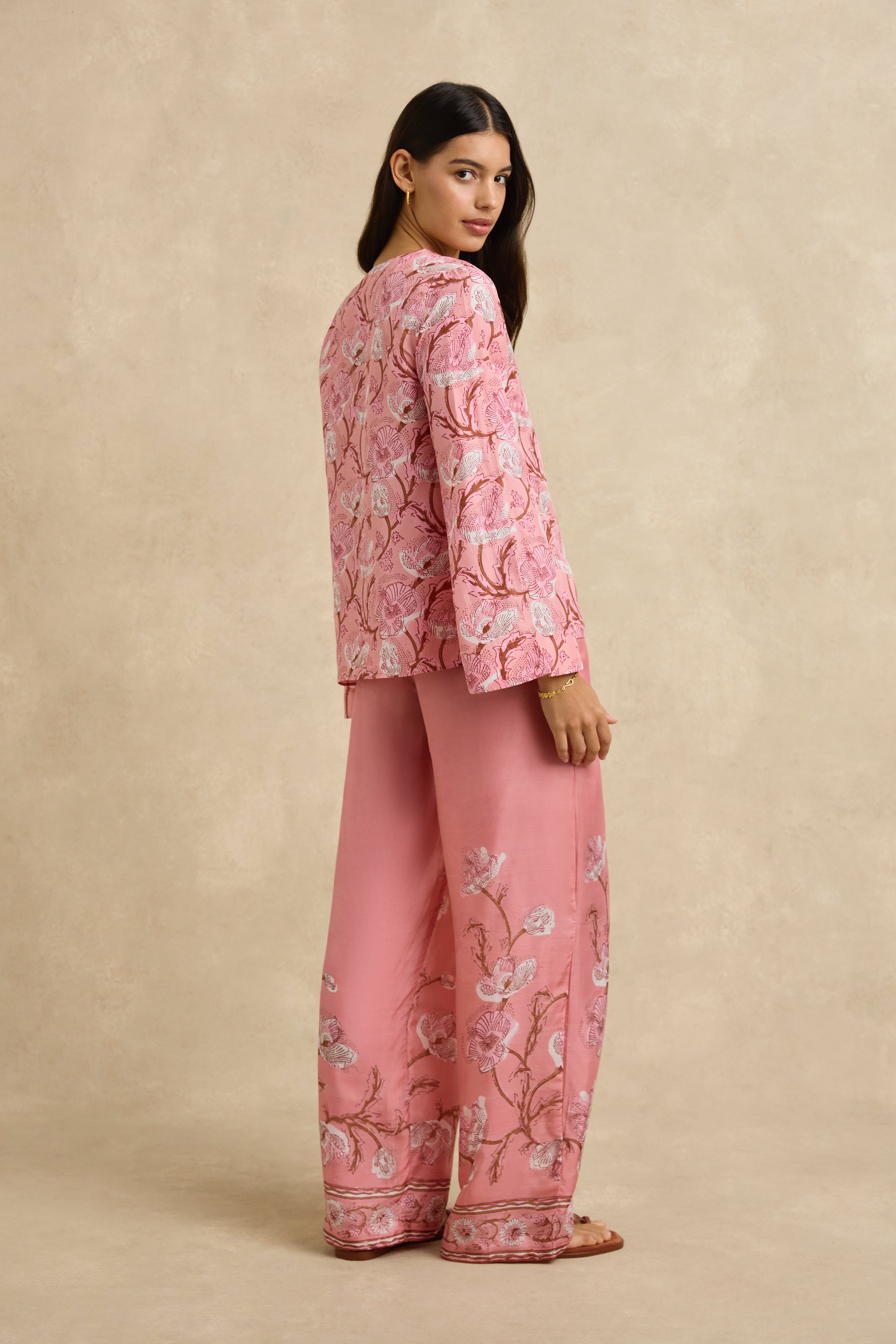 Anvi Top - Hibiscus Pink