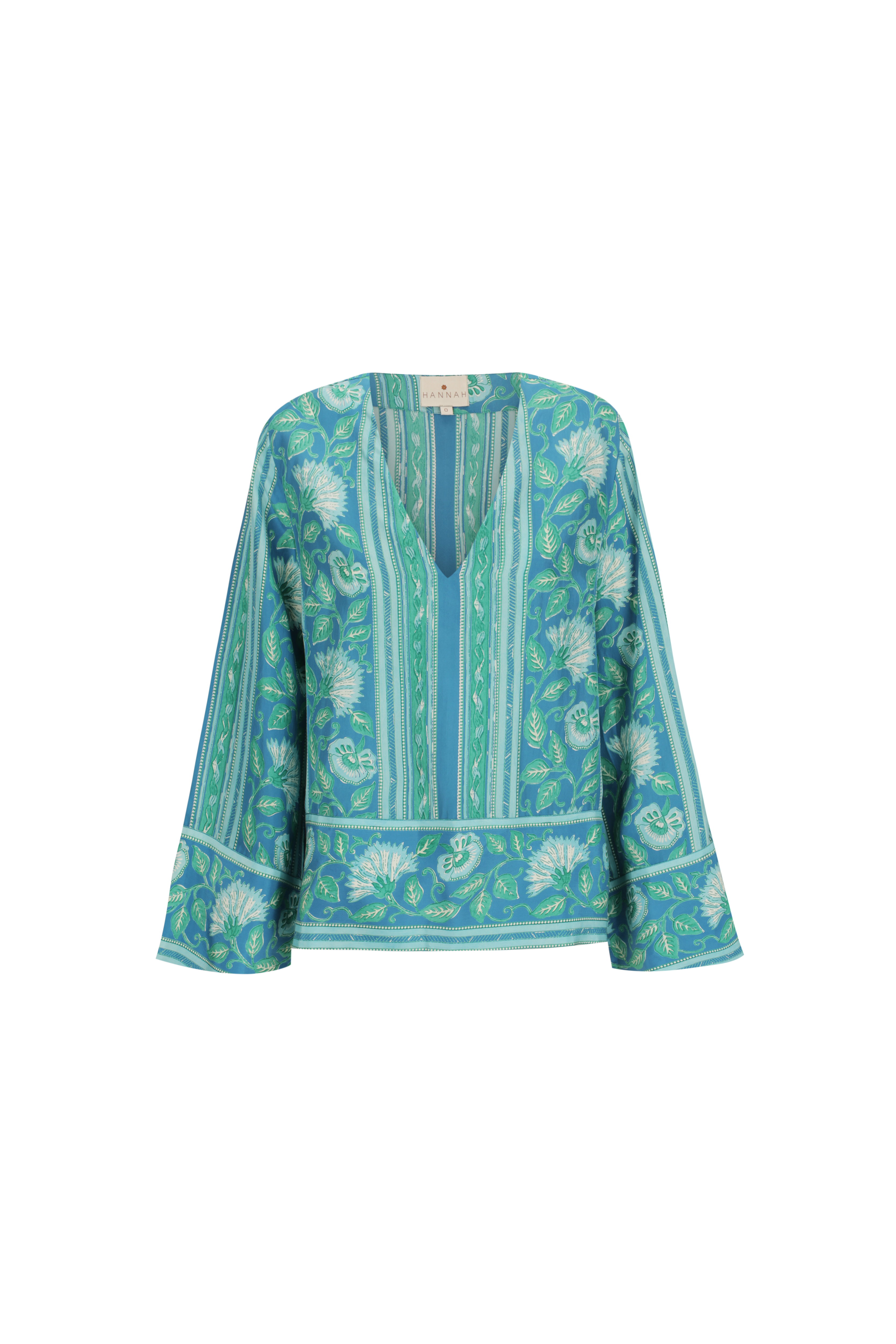Anvi Top - Spring Daisy Dark Blue