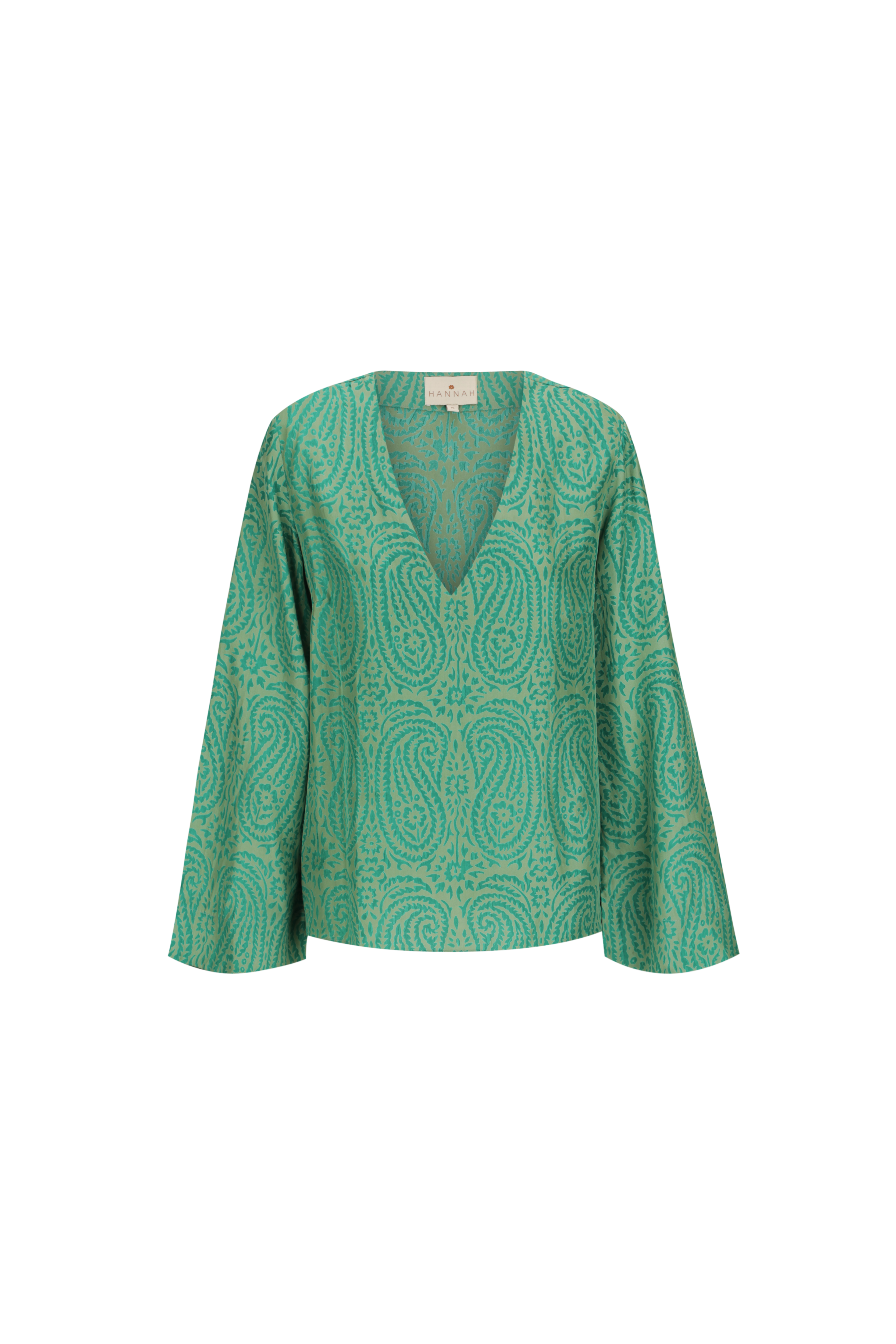 Anvi Top - Paisley Green