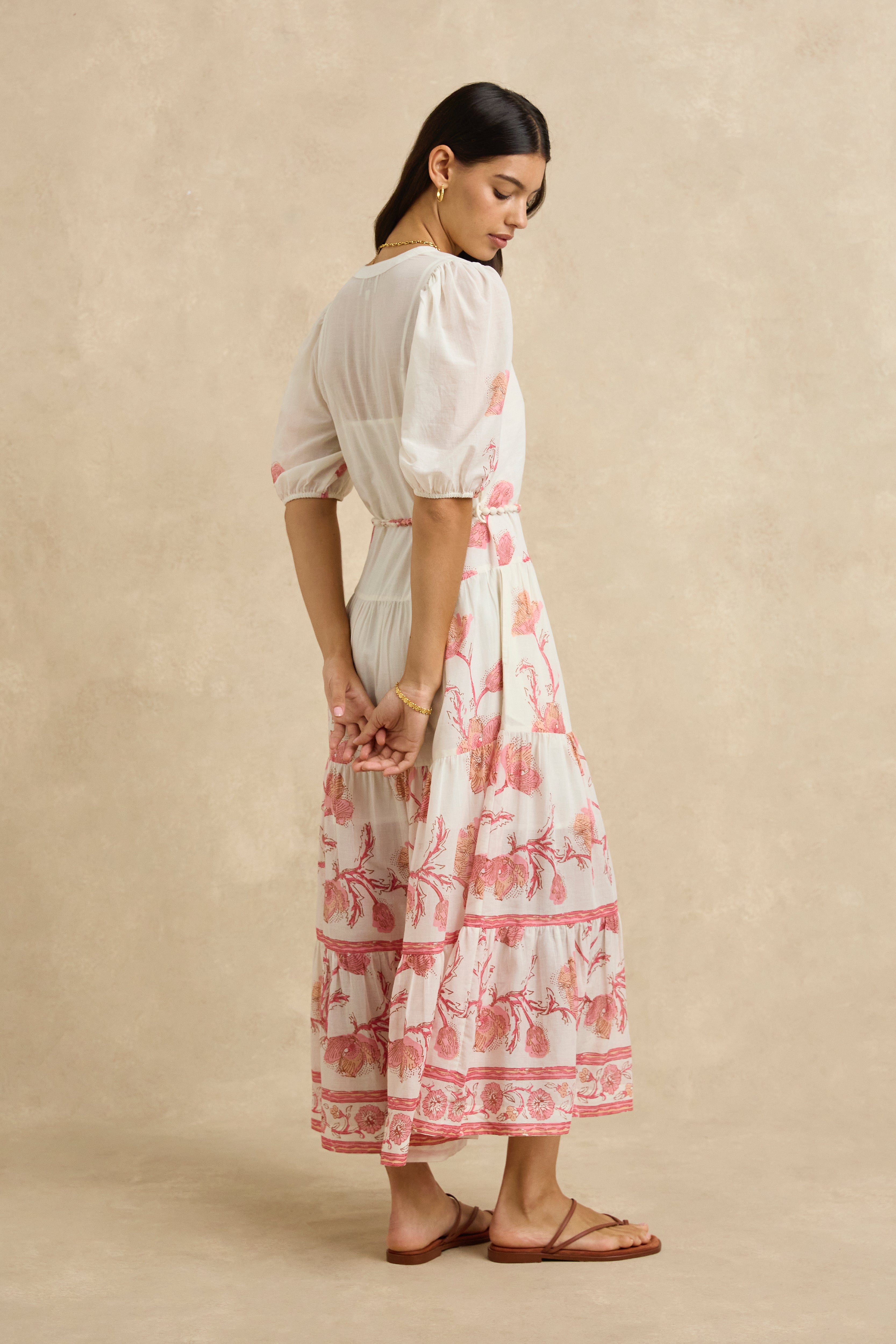 Anyeta Dress - Hibiscus Bloom Pink