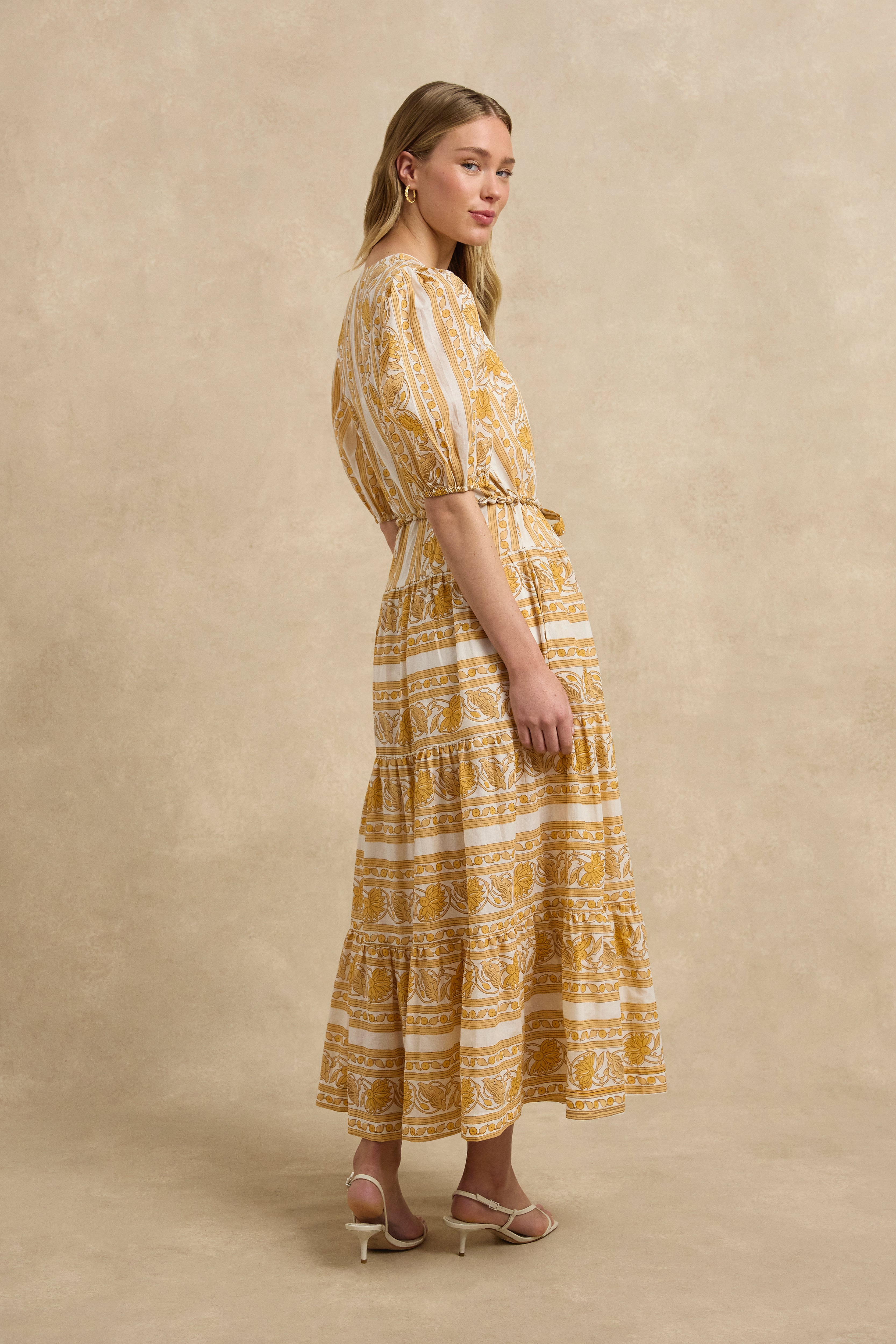 Anyeta Dress - Lotus Honey