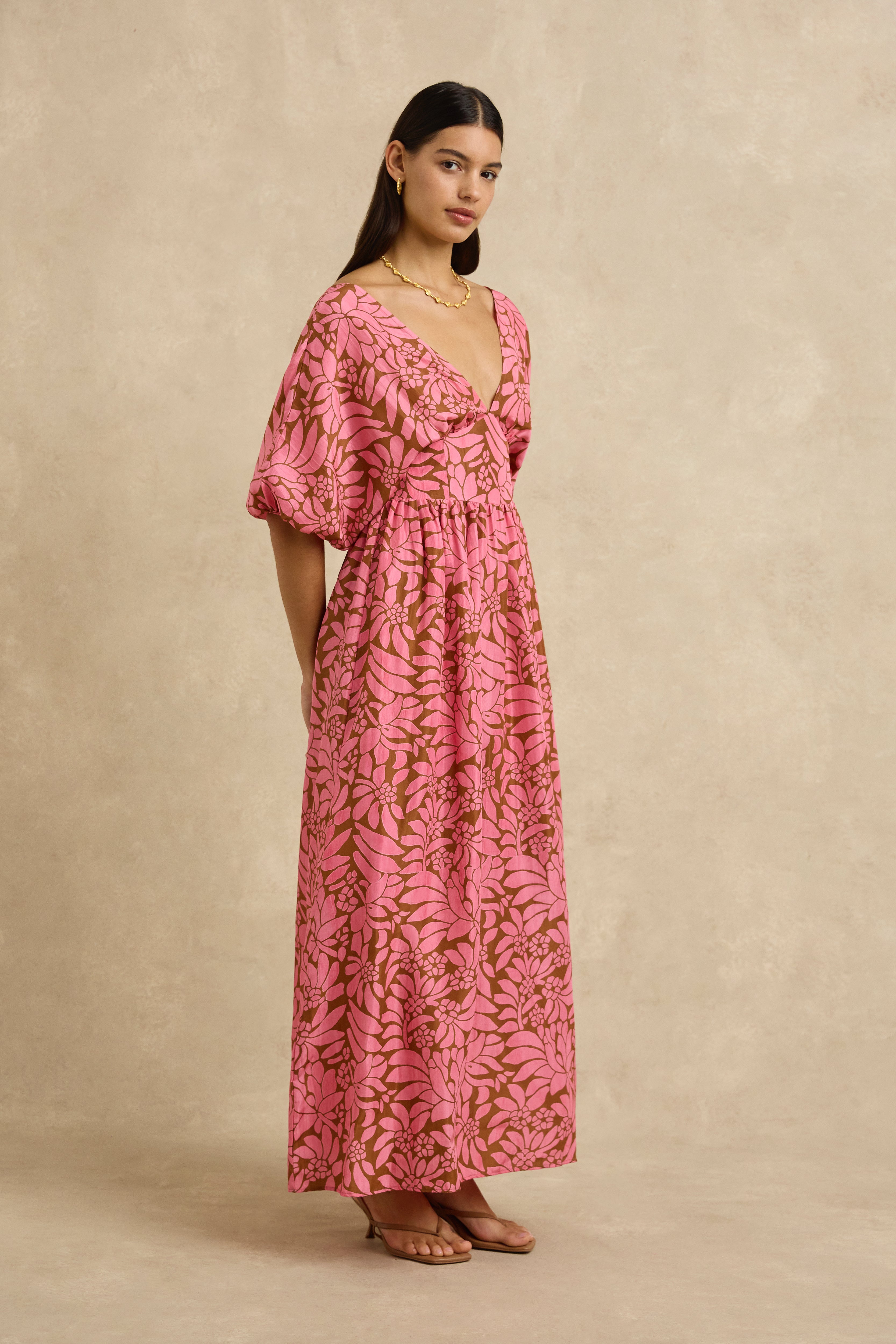 Clara Dress - Crocus Rosewood