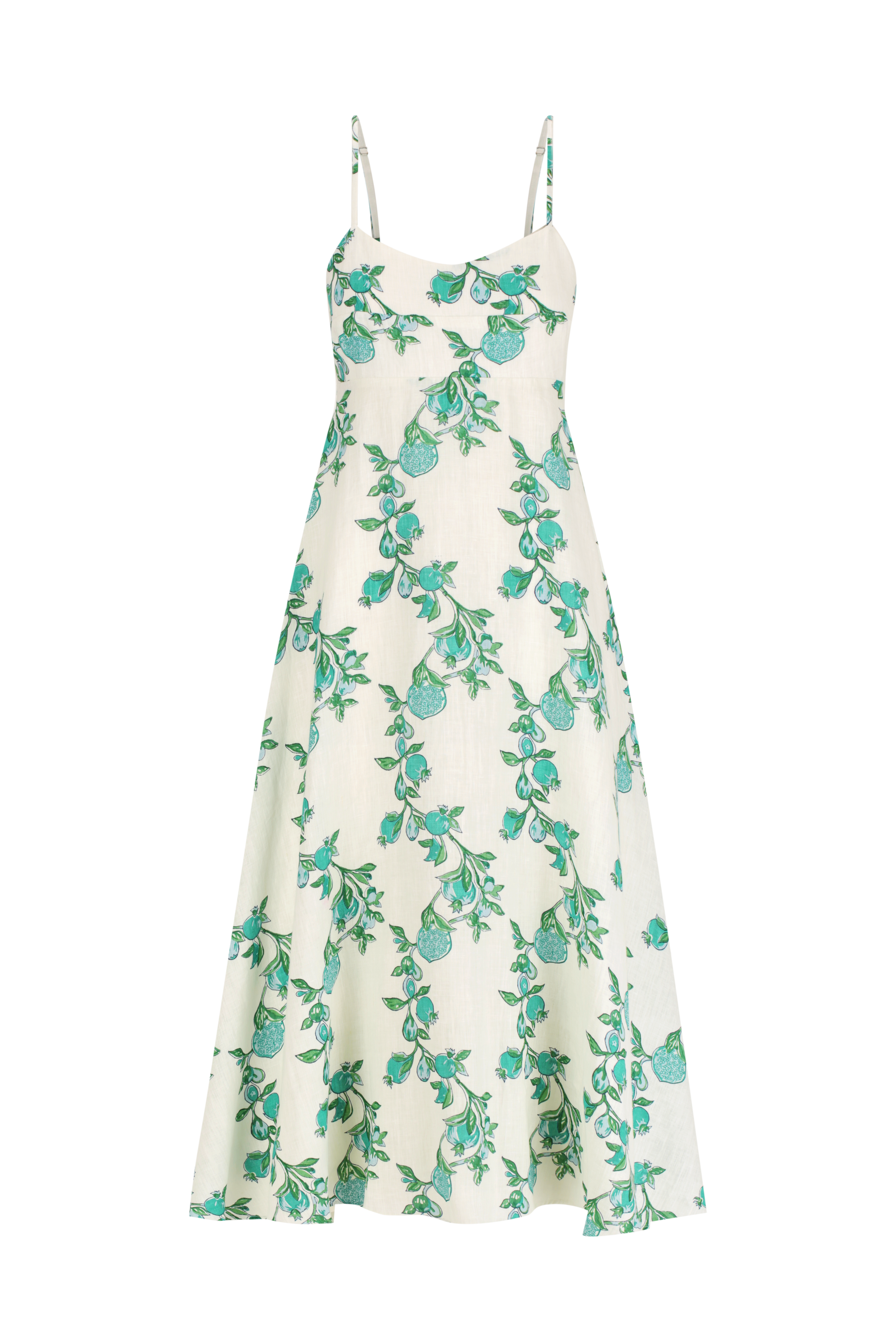 Elena Dress - Pomegranate Jade