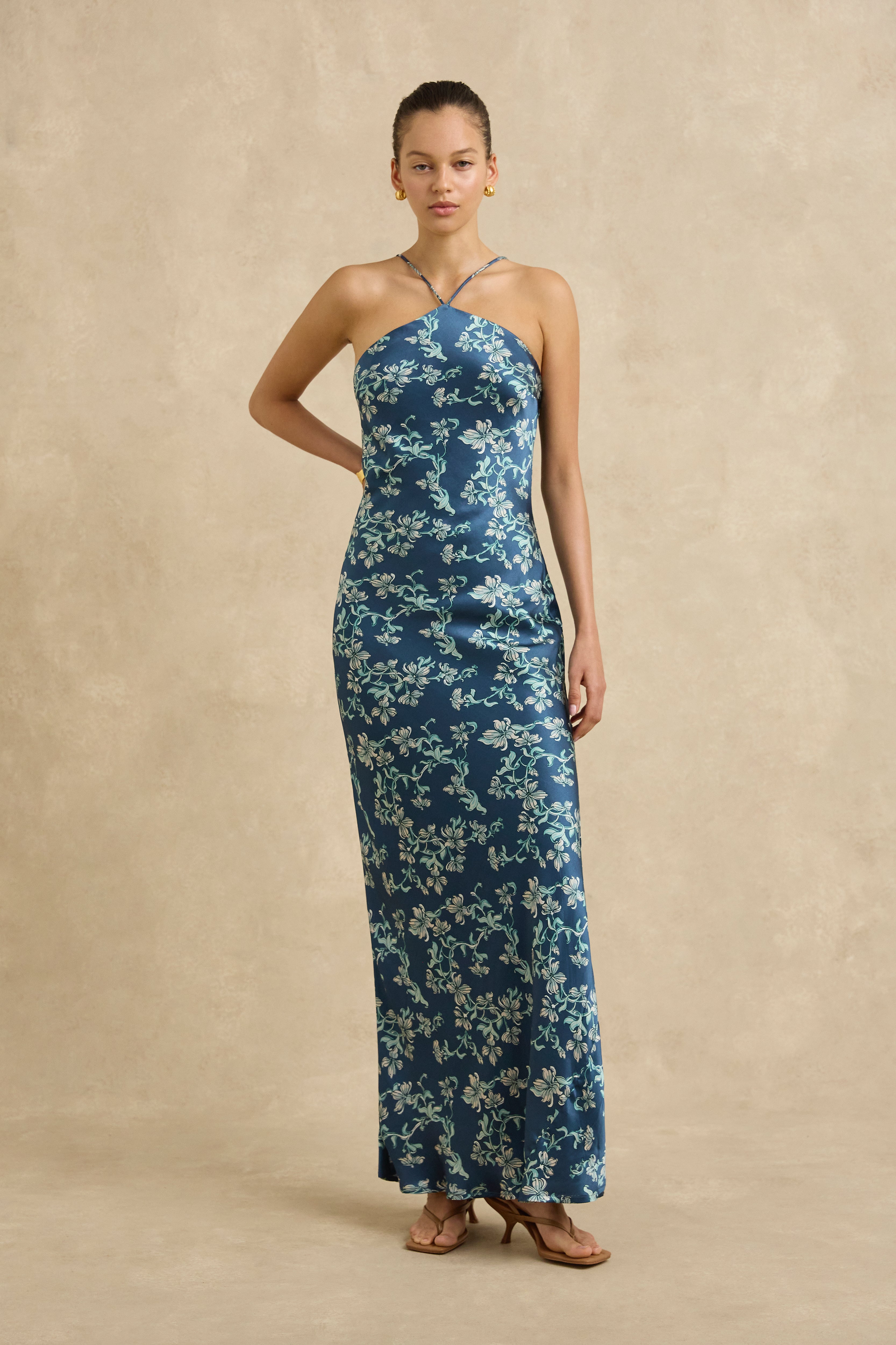 Elisa Dress - Jasmine Blue