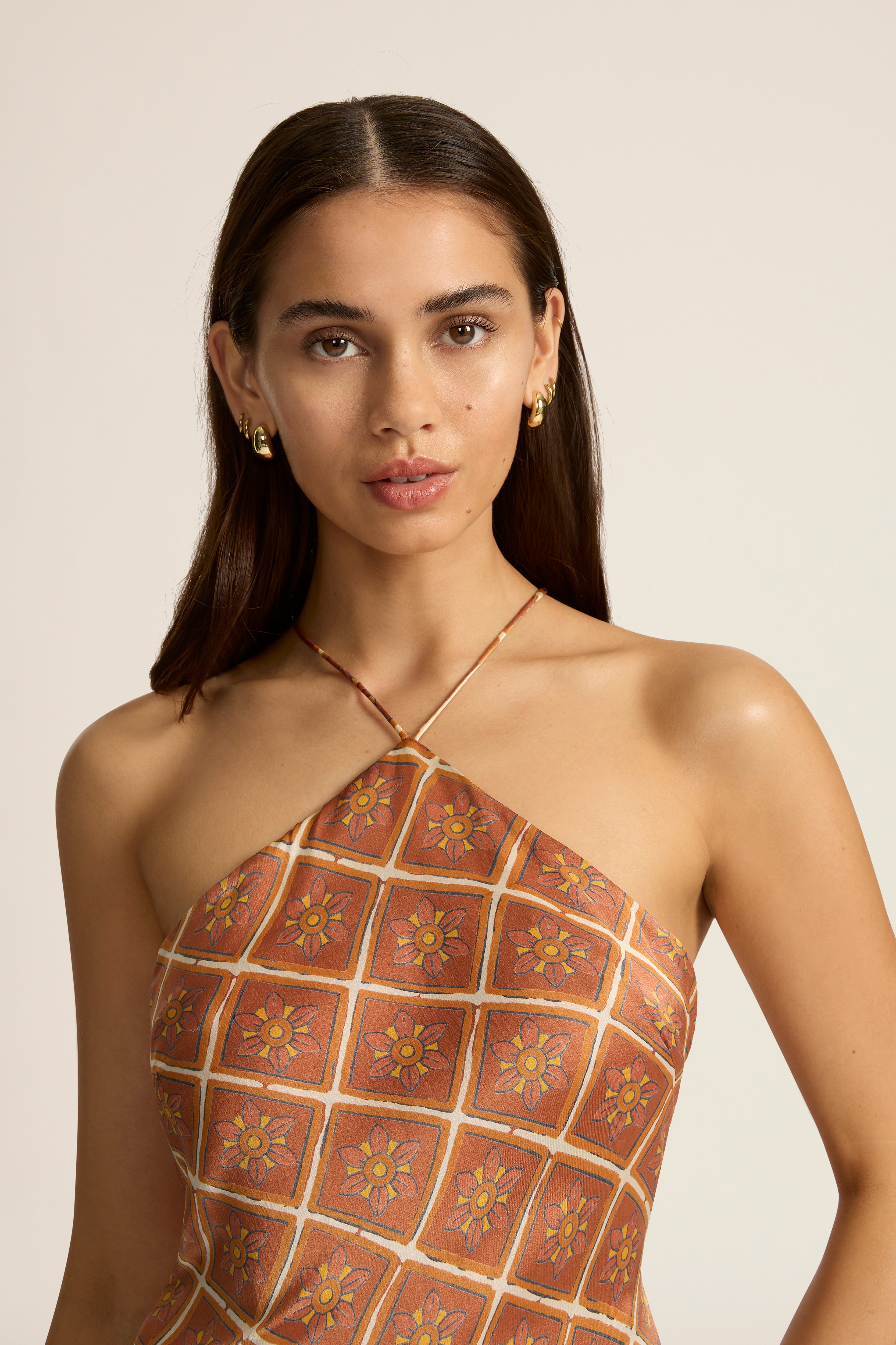 Elisa Maxi Dress - Talavera Sandstone