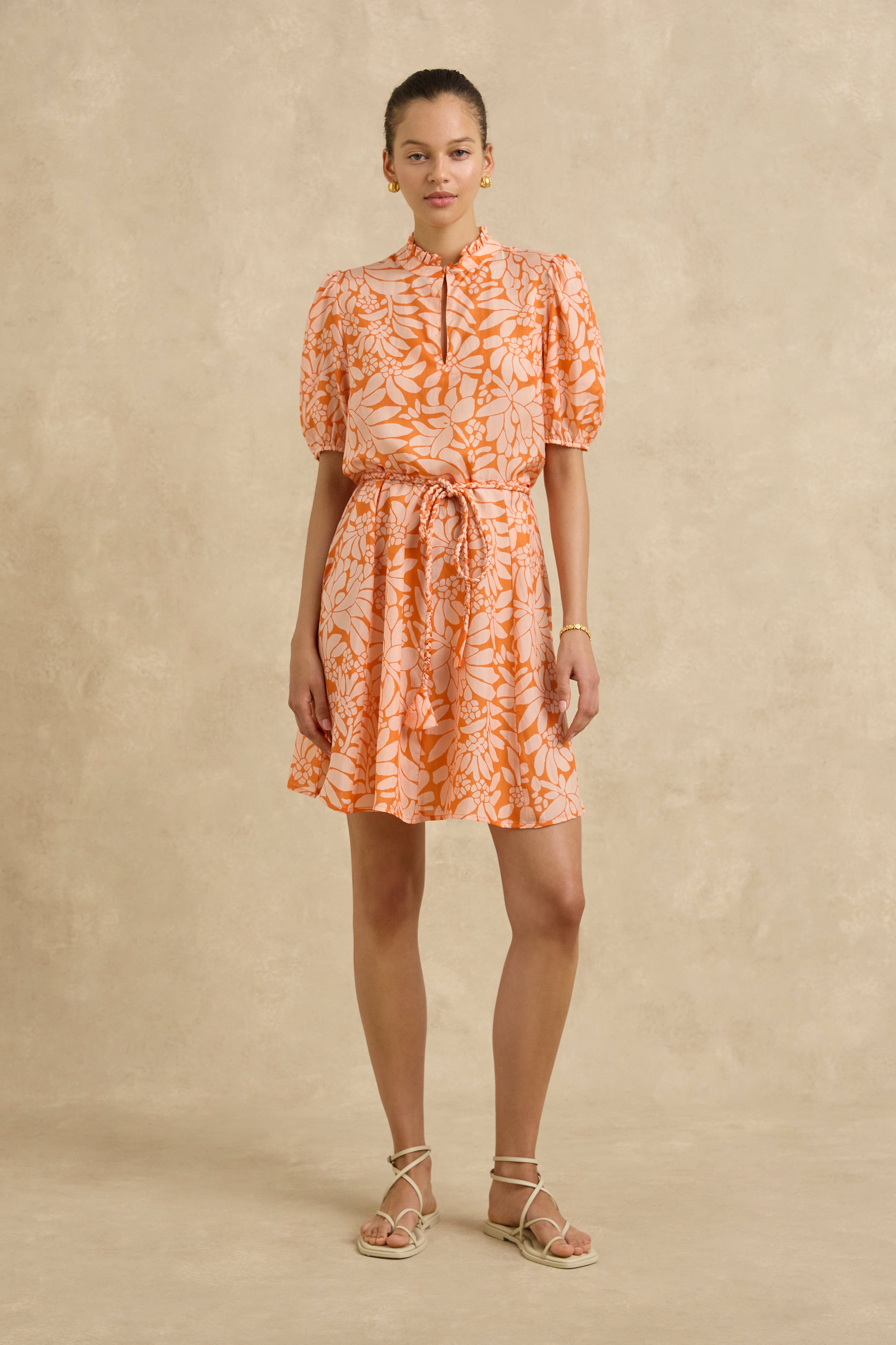 Gaia Dress - Crocus Persimmon
