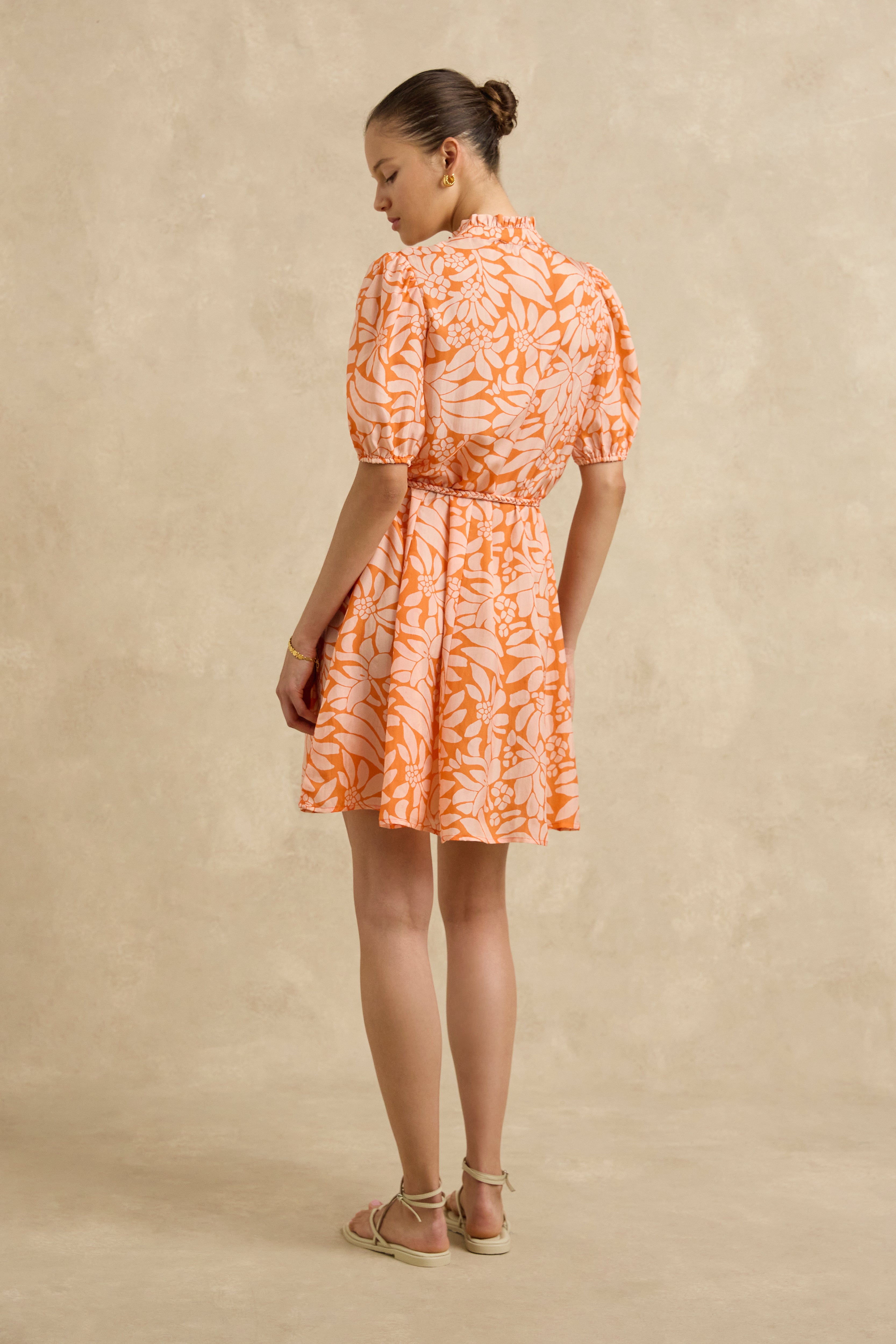 Gaia Dress - Crocus Persimmon