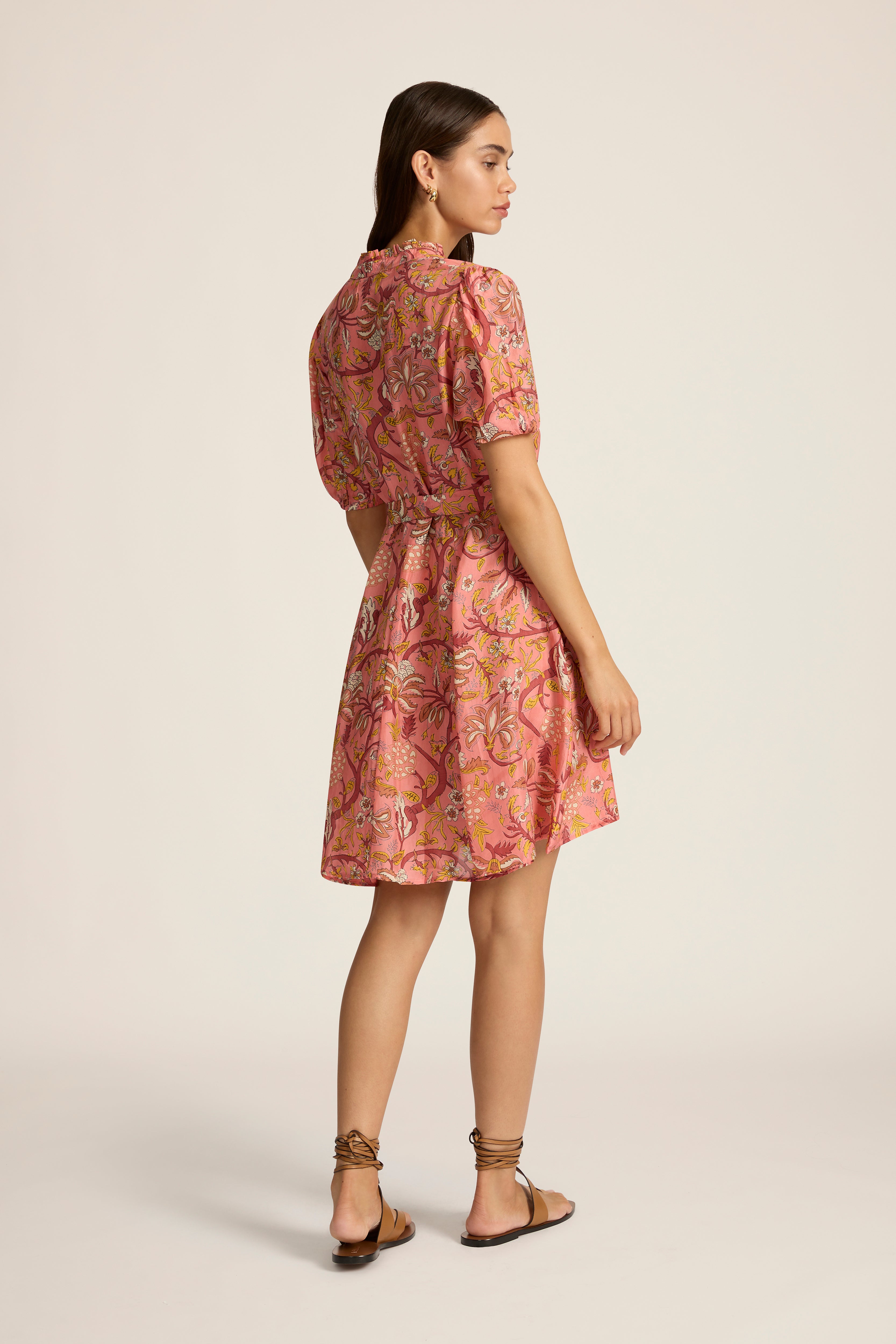 Gaia Mini Dress - Fernando Coral