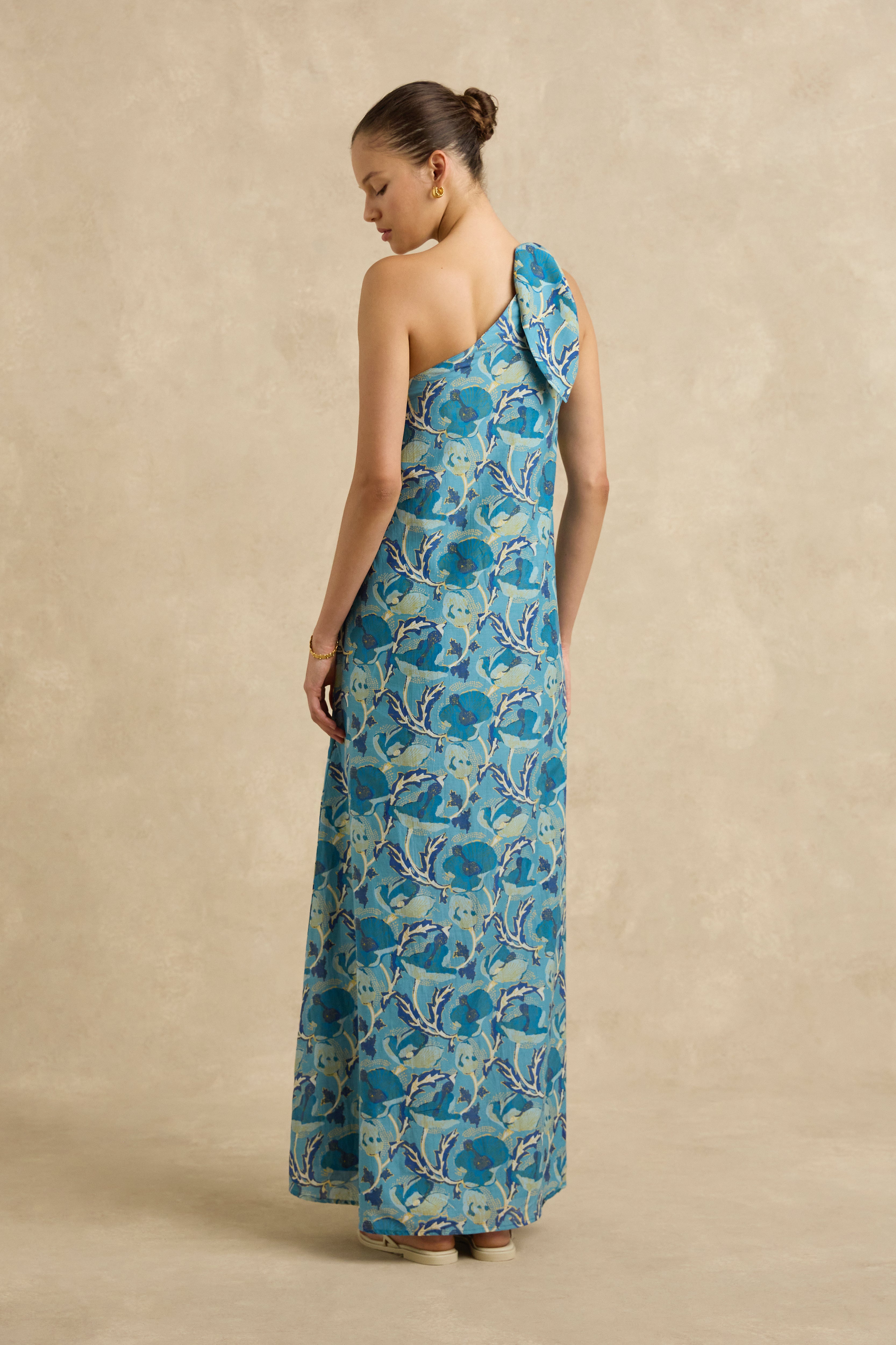 Helena Dress - Hibiscus Blue