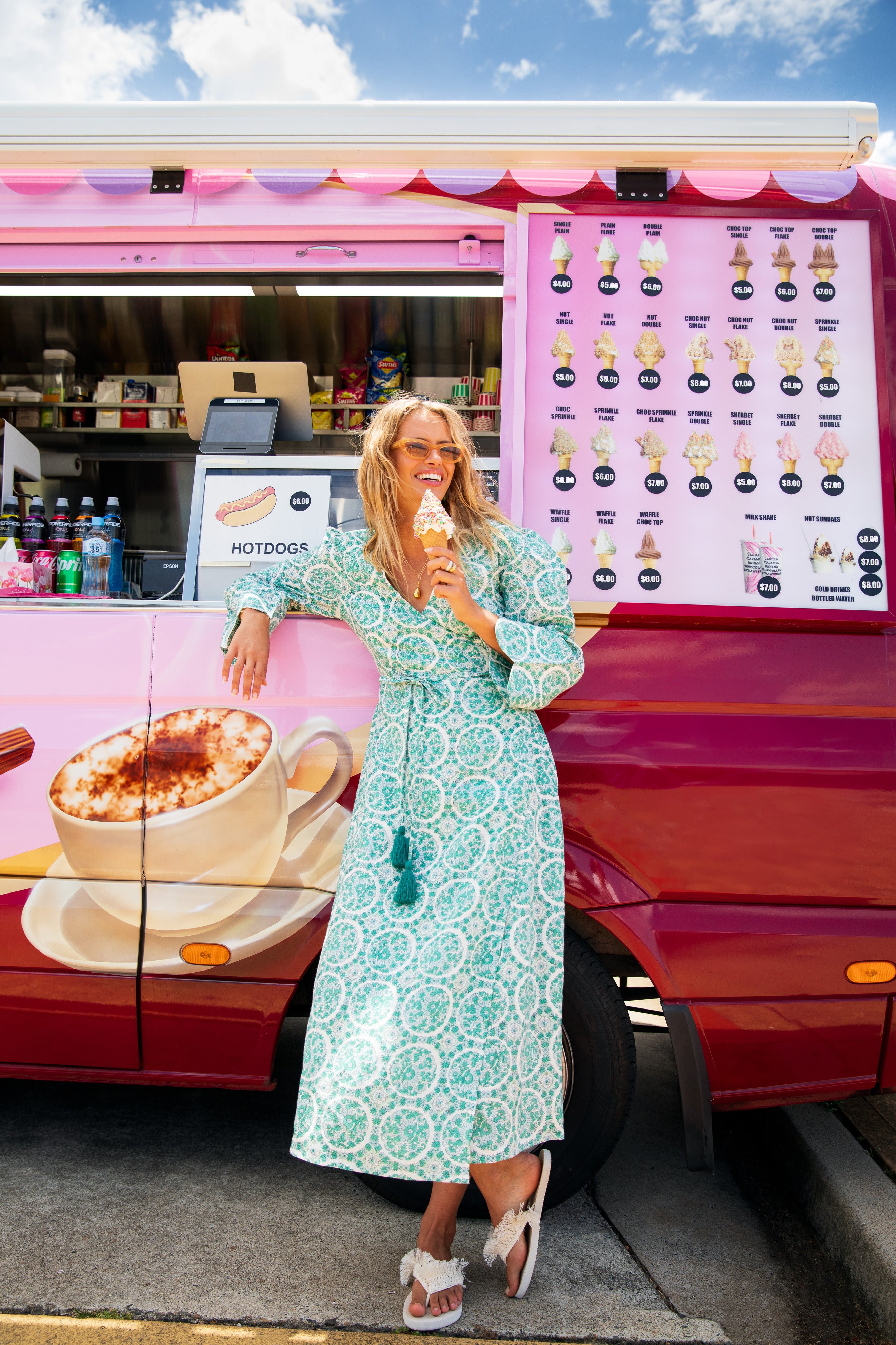 Romy Wrap Dress, Rockpool