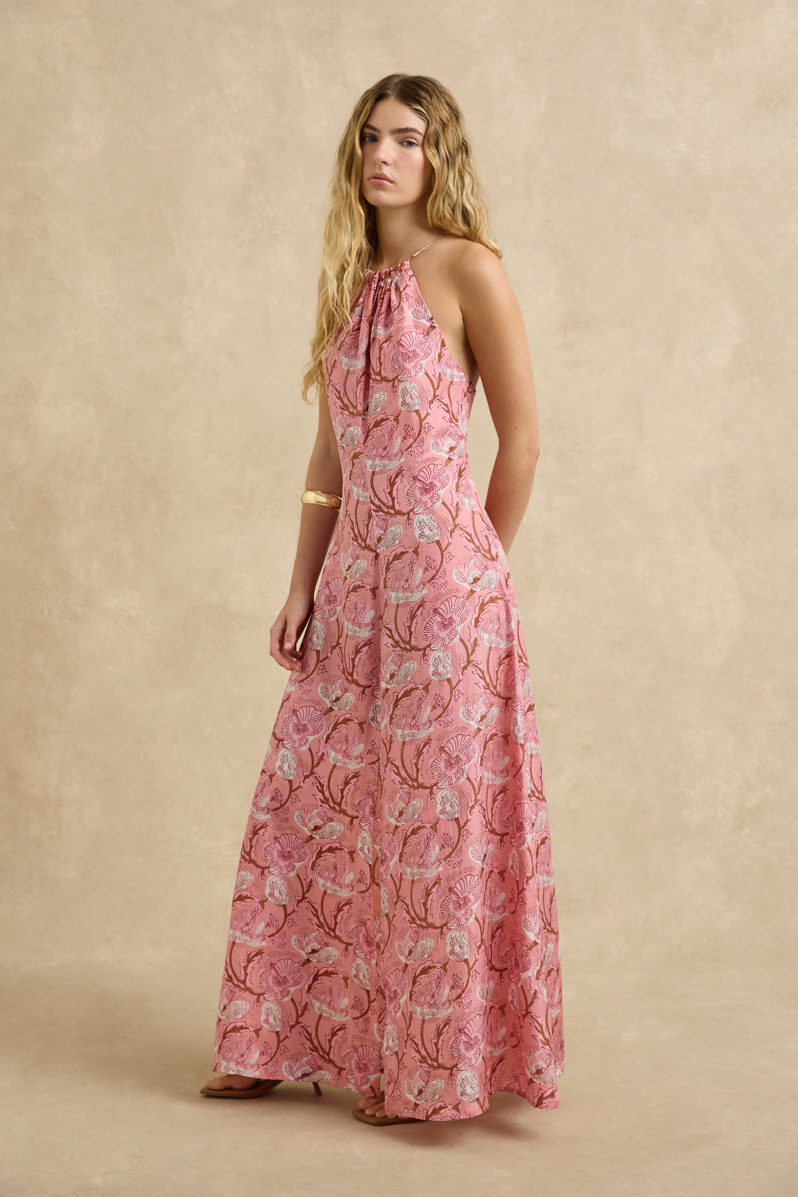 Ines Dress - Hibiscus Pink