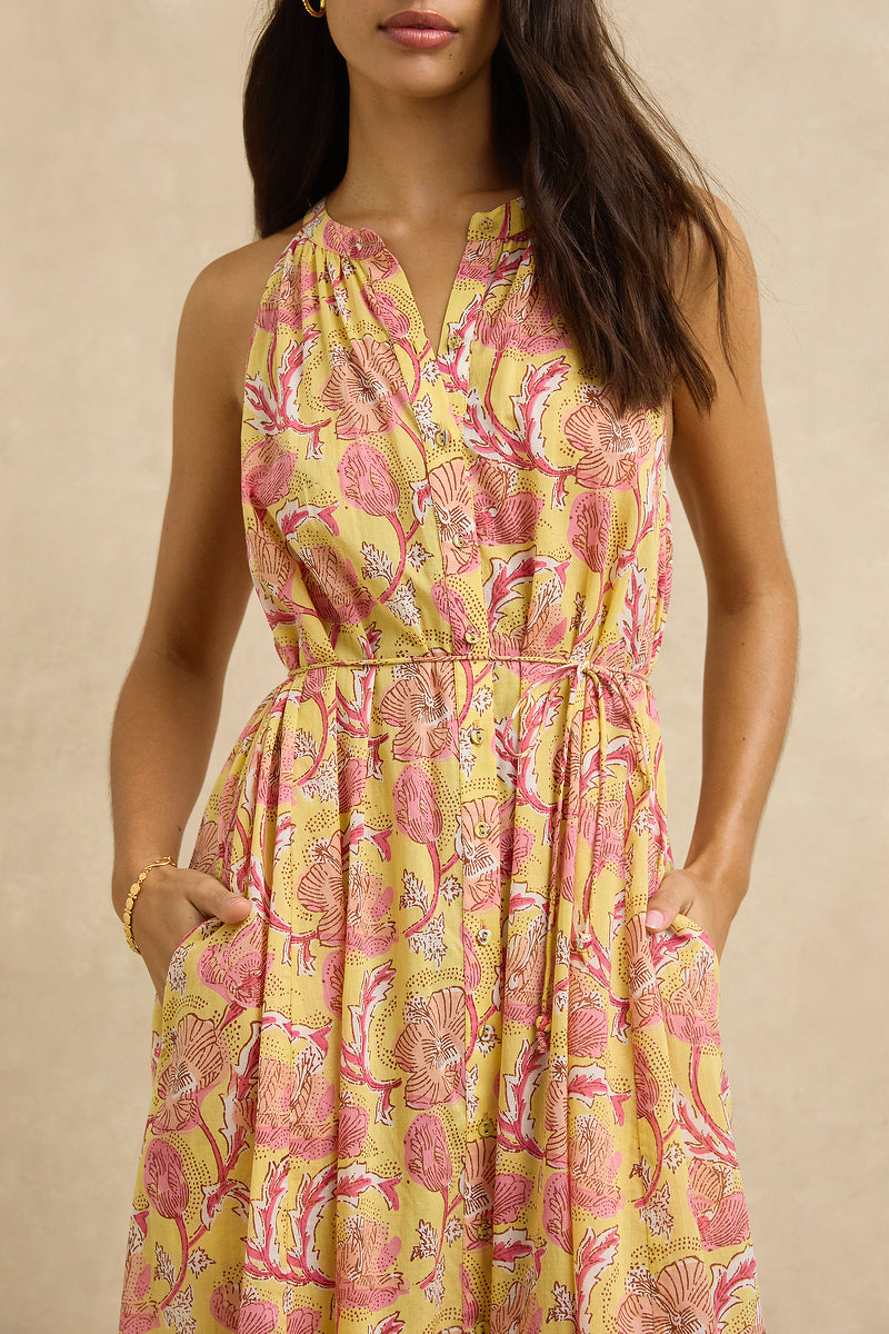 Isha Dress - Hibiscus Yellow