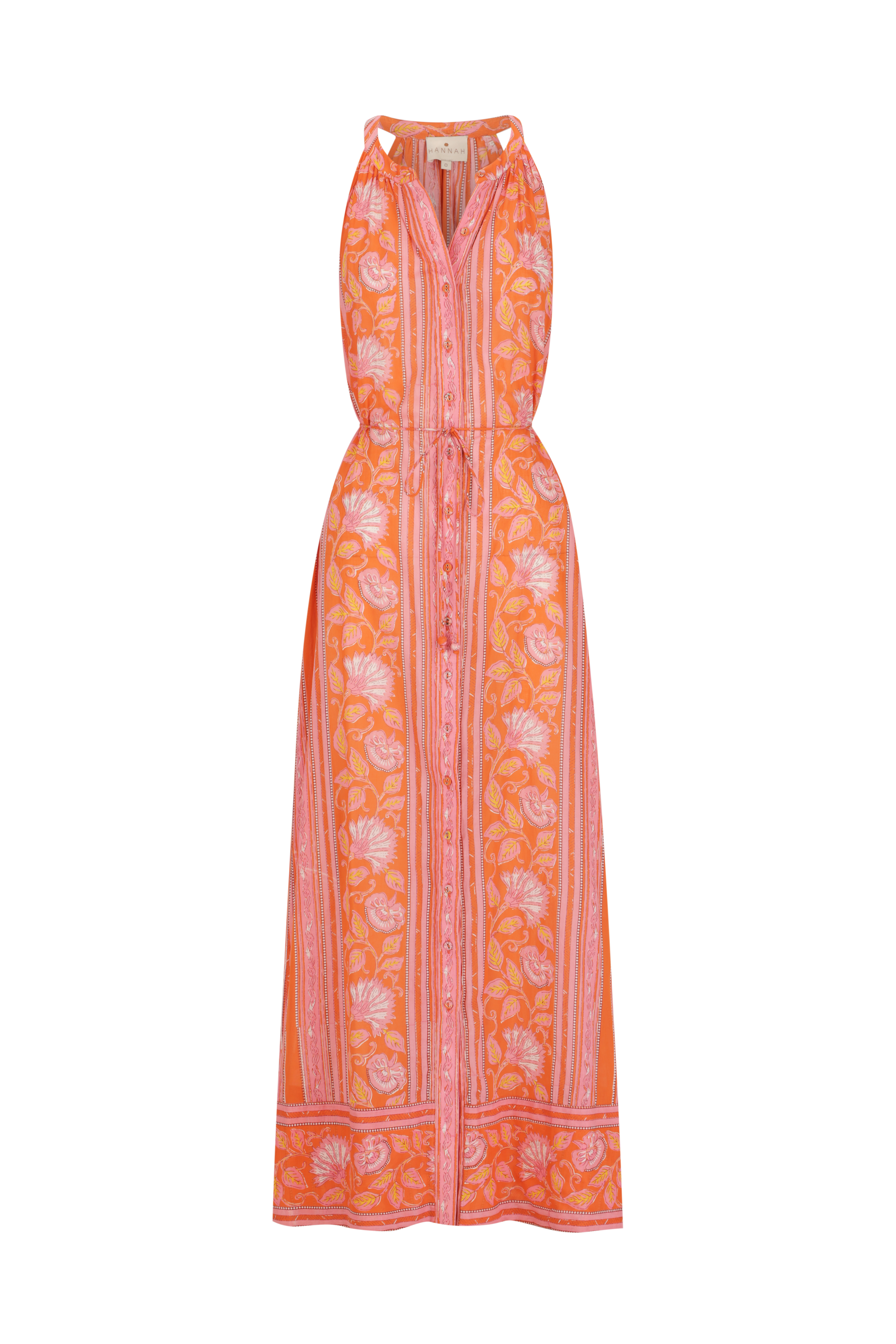 Isha Dress - Spring Daisy Crimson