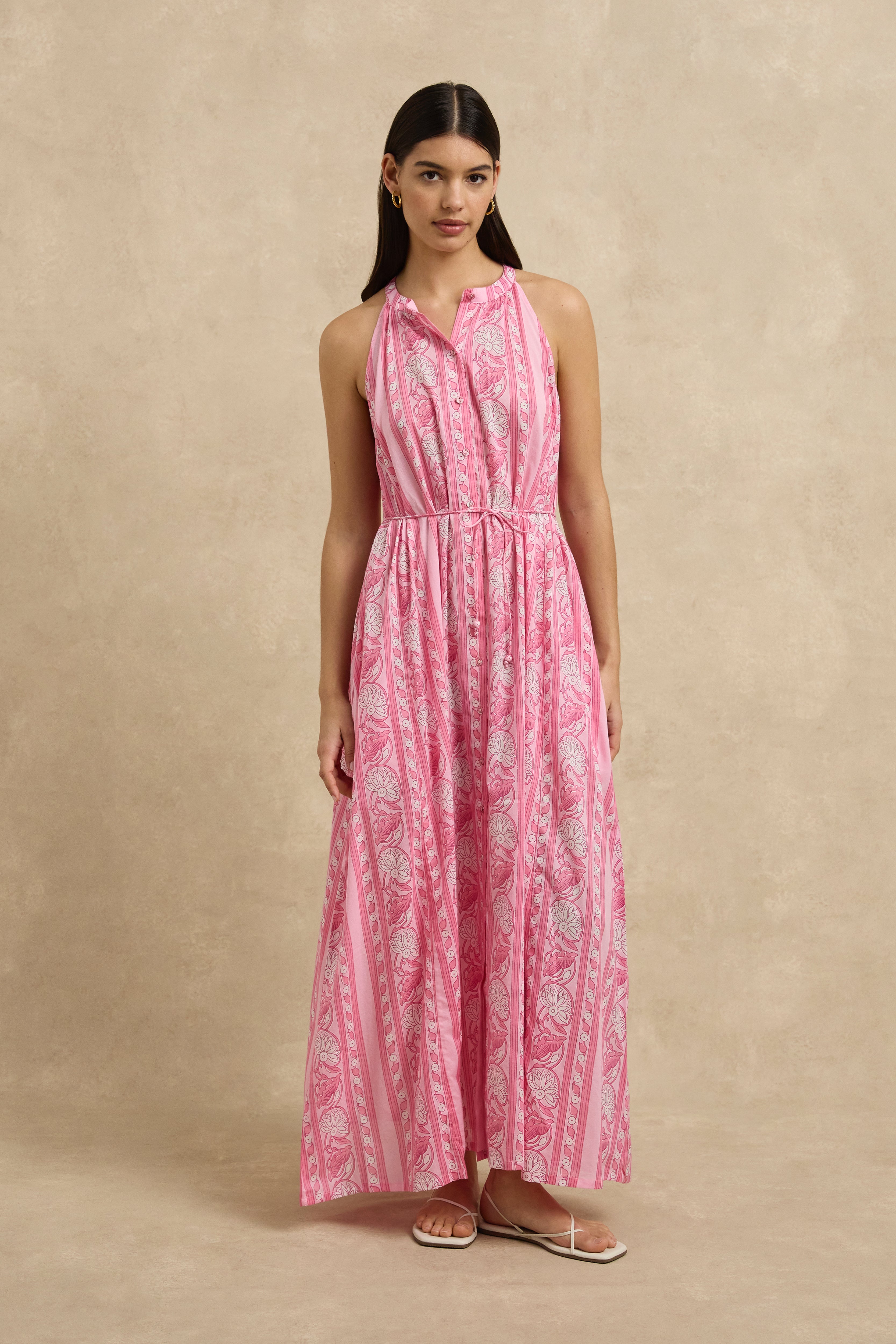 Isha Dress - Lotus Hibiscus