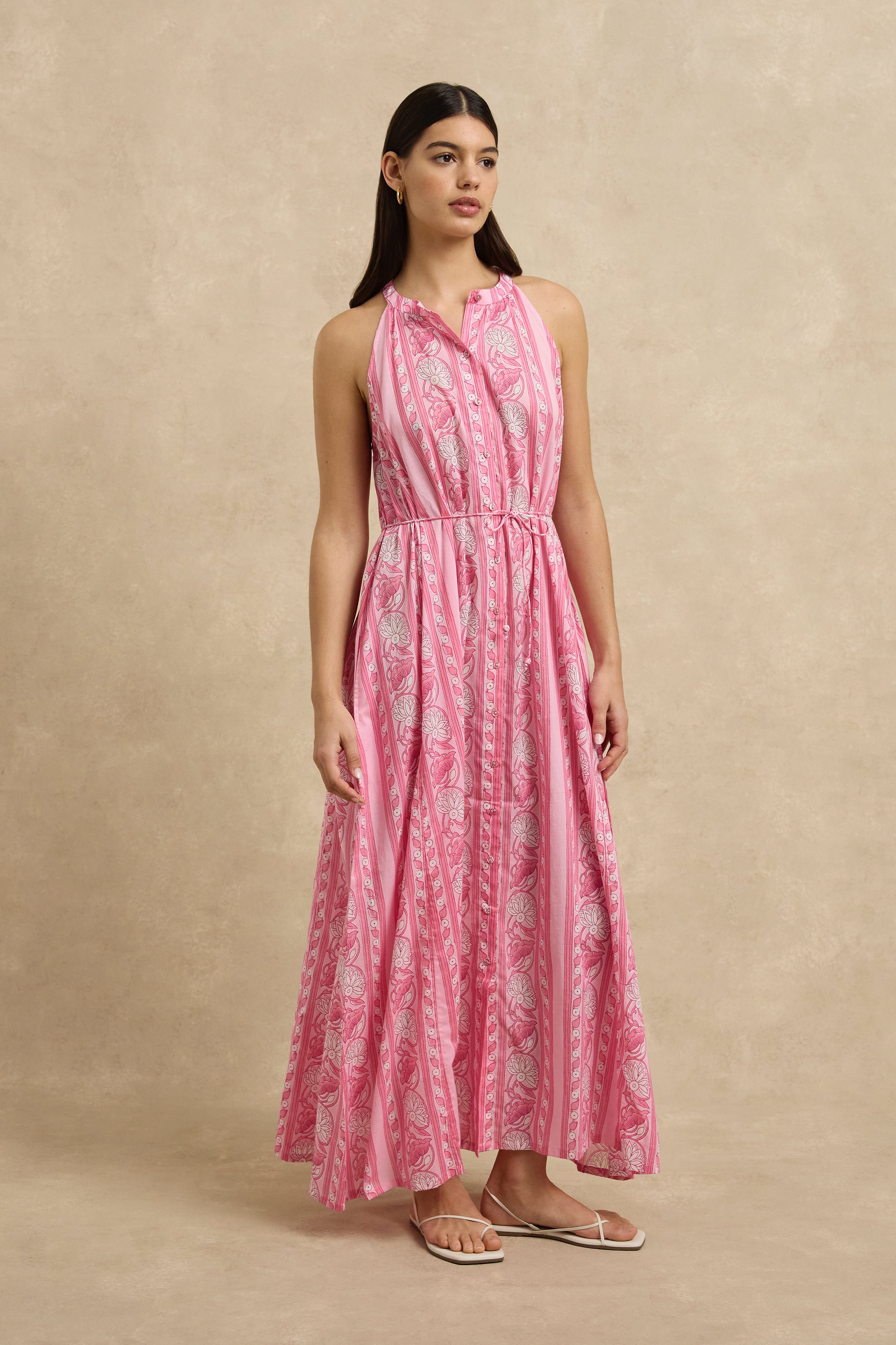 Isha Dress - Lotus Hibiscus