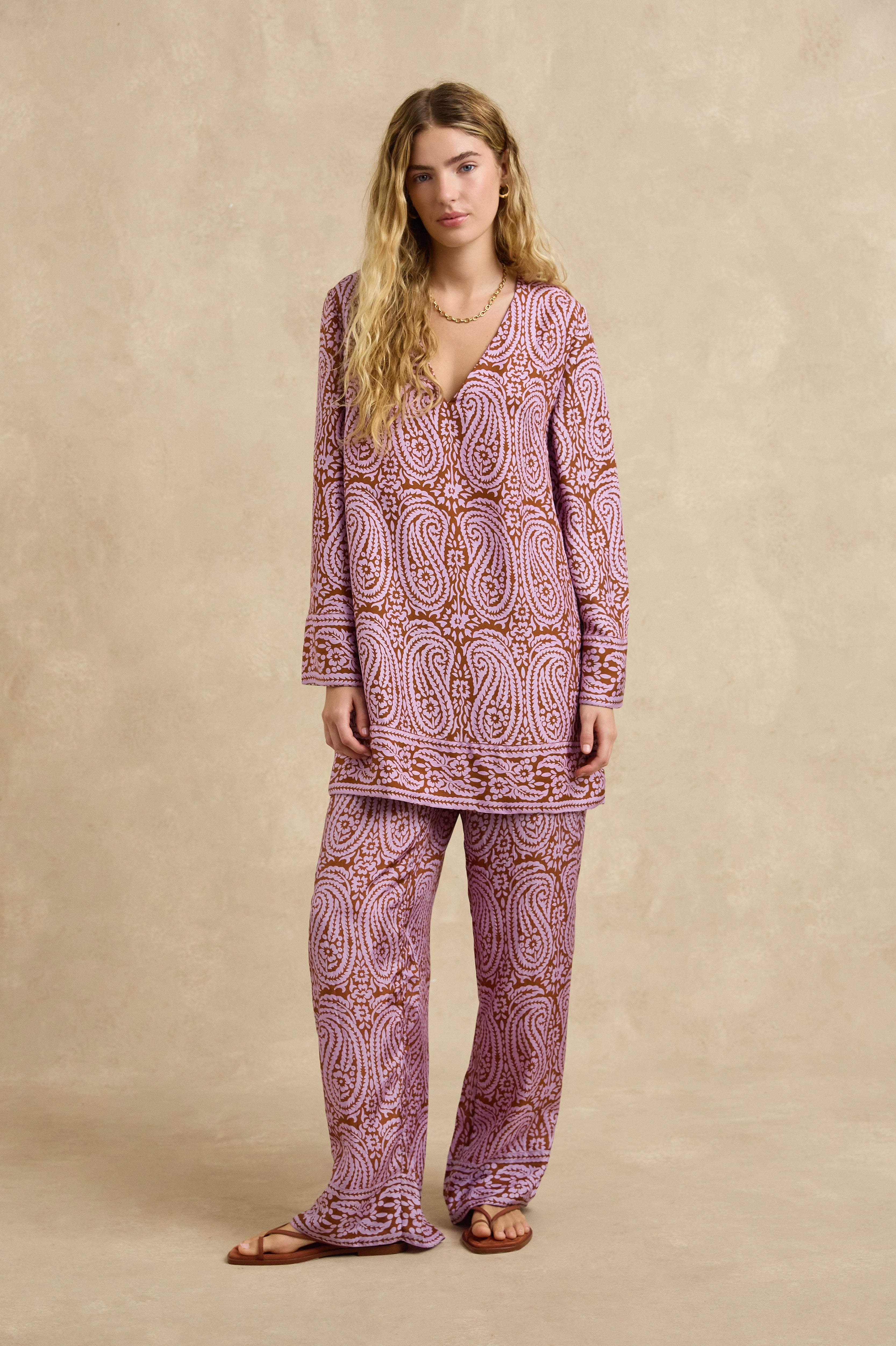 Azra Pant - Paisley Purple