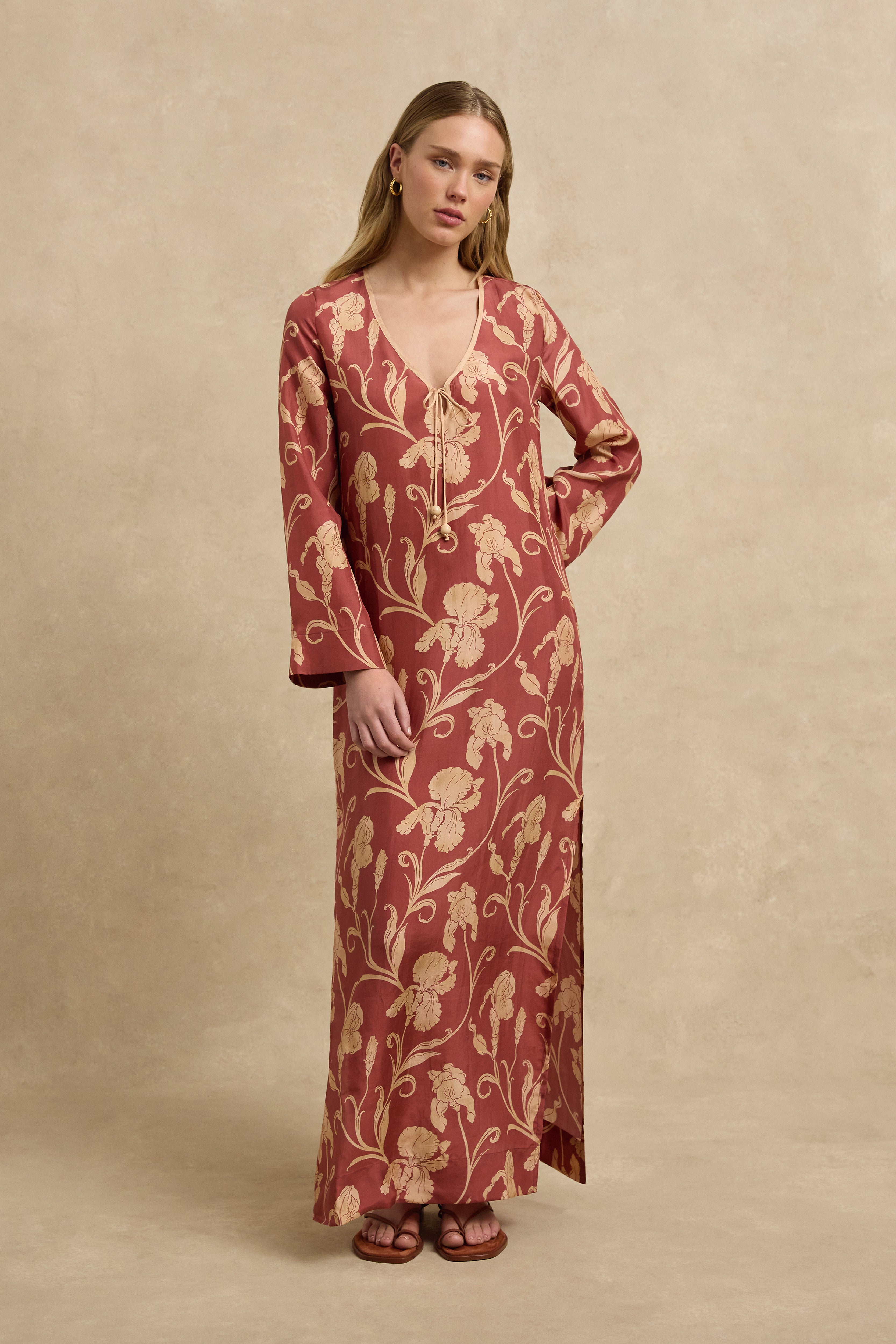 Kalinda Dress - Iris Amber