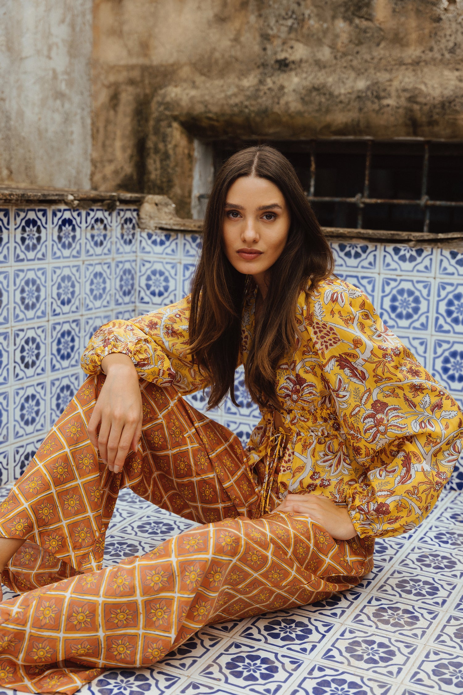 Lola Blouse - Fernando Amber