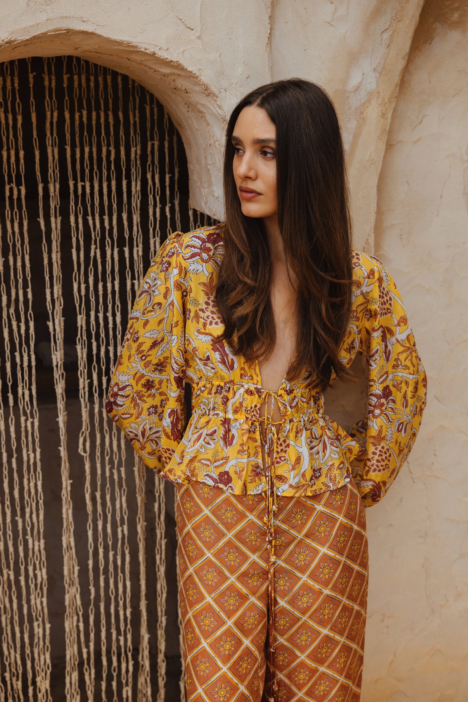 Lola Blouse - Fernando Amber