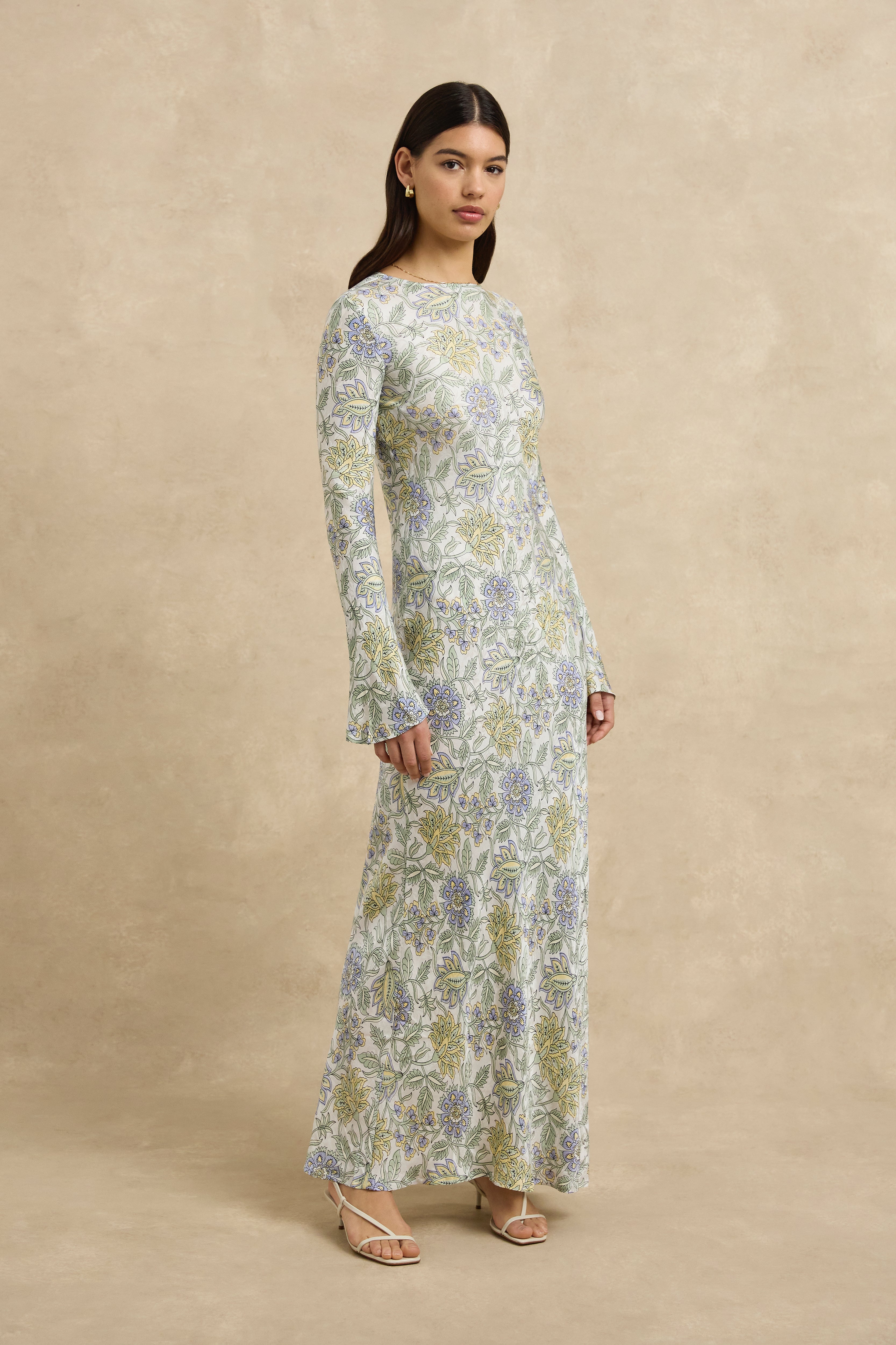 Lara Dress - Heritage Lemon
