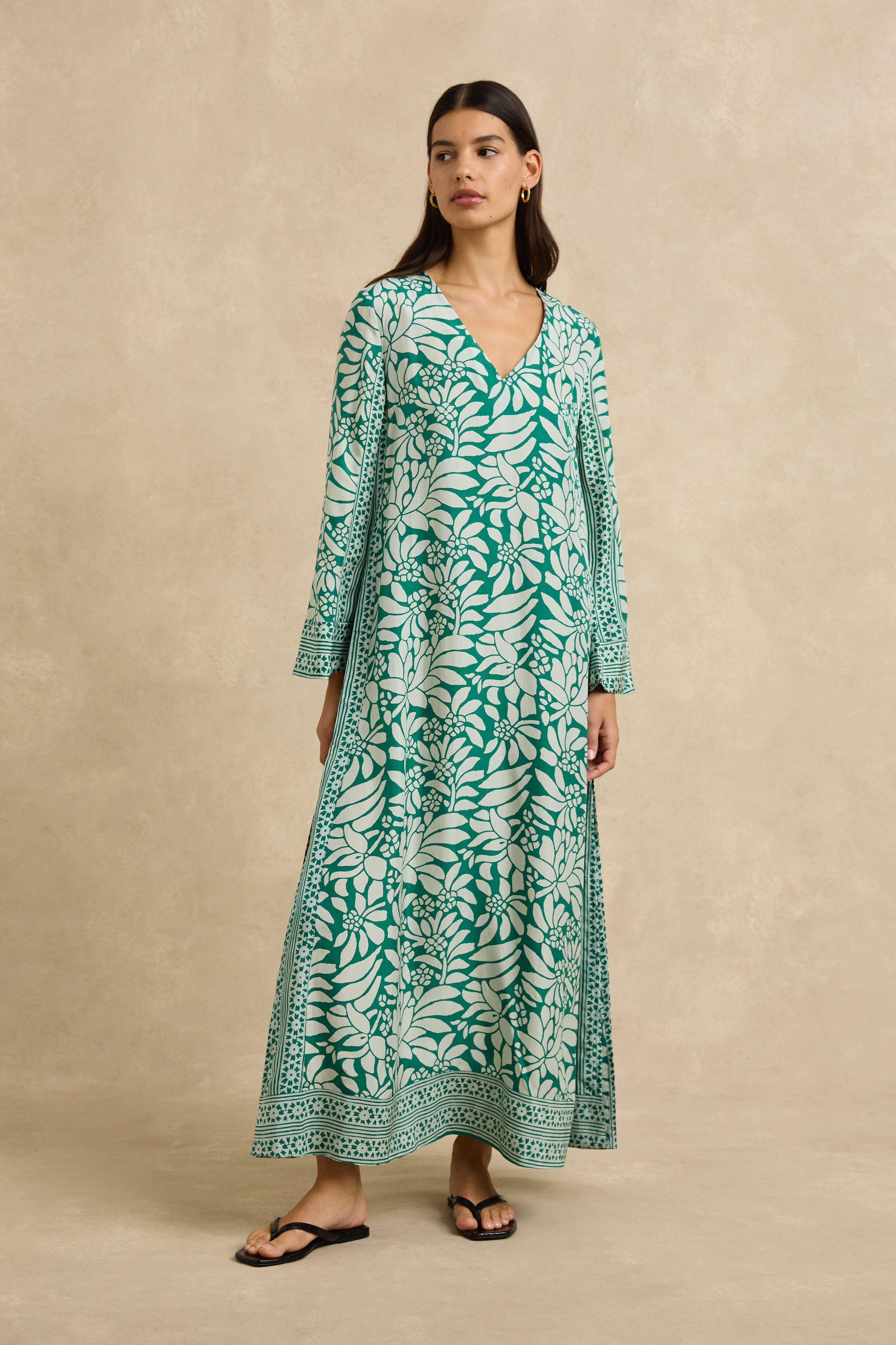 Leandra Dress - Crocus Fernwood