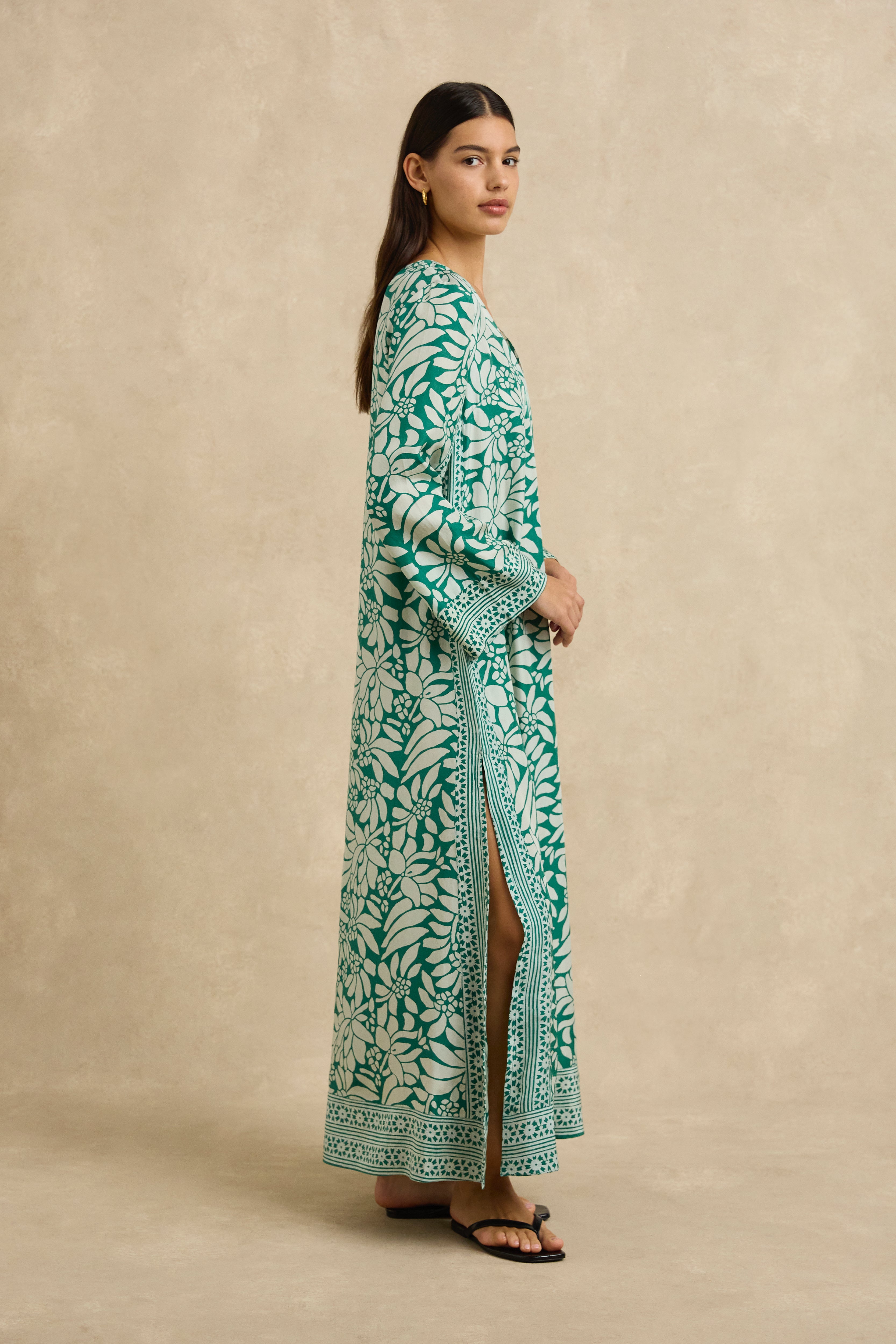 Leandra Dress - Crocus Fernwood