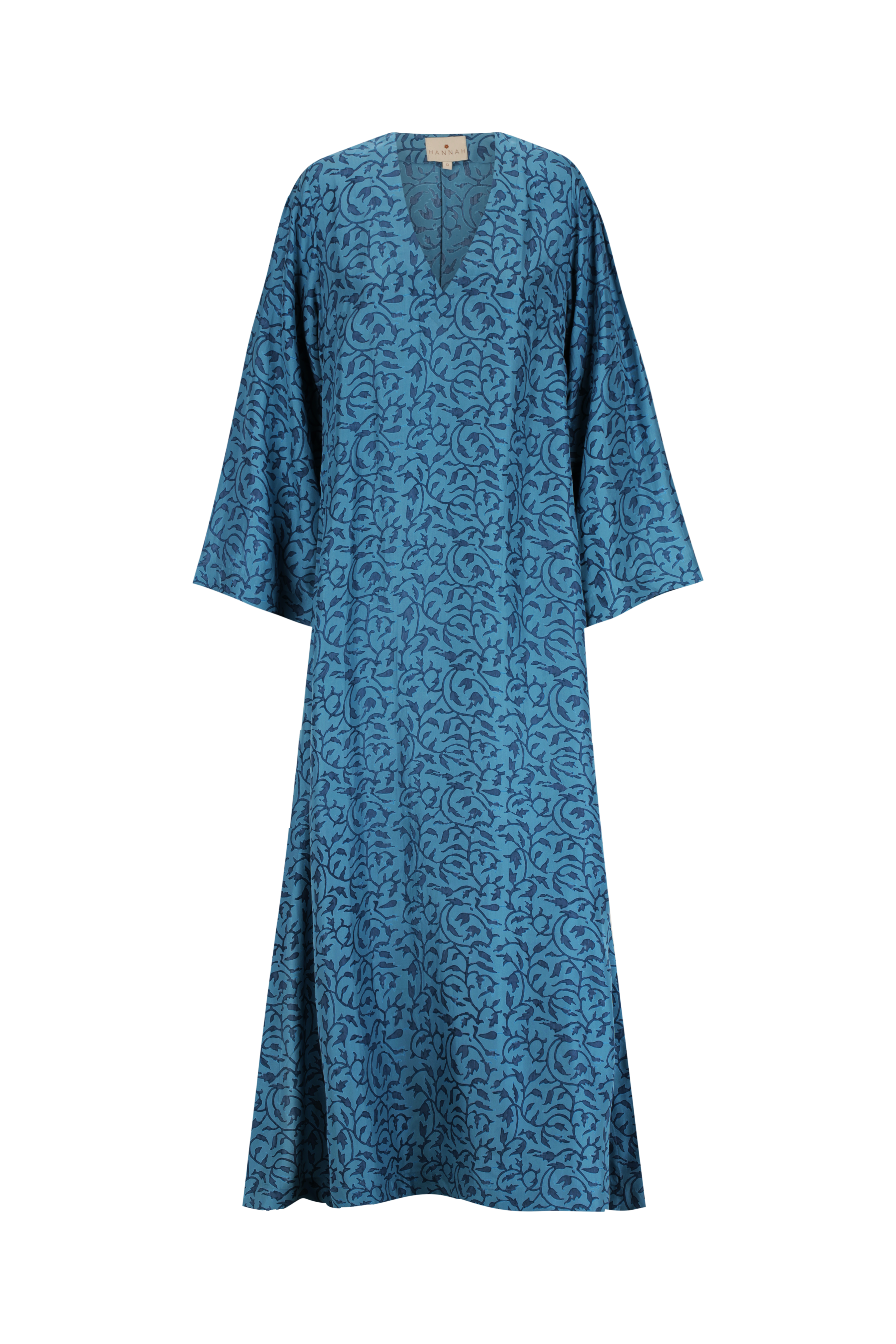 Leandra Dress - Midnight Vine Indigo