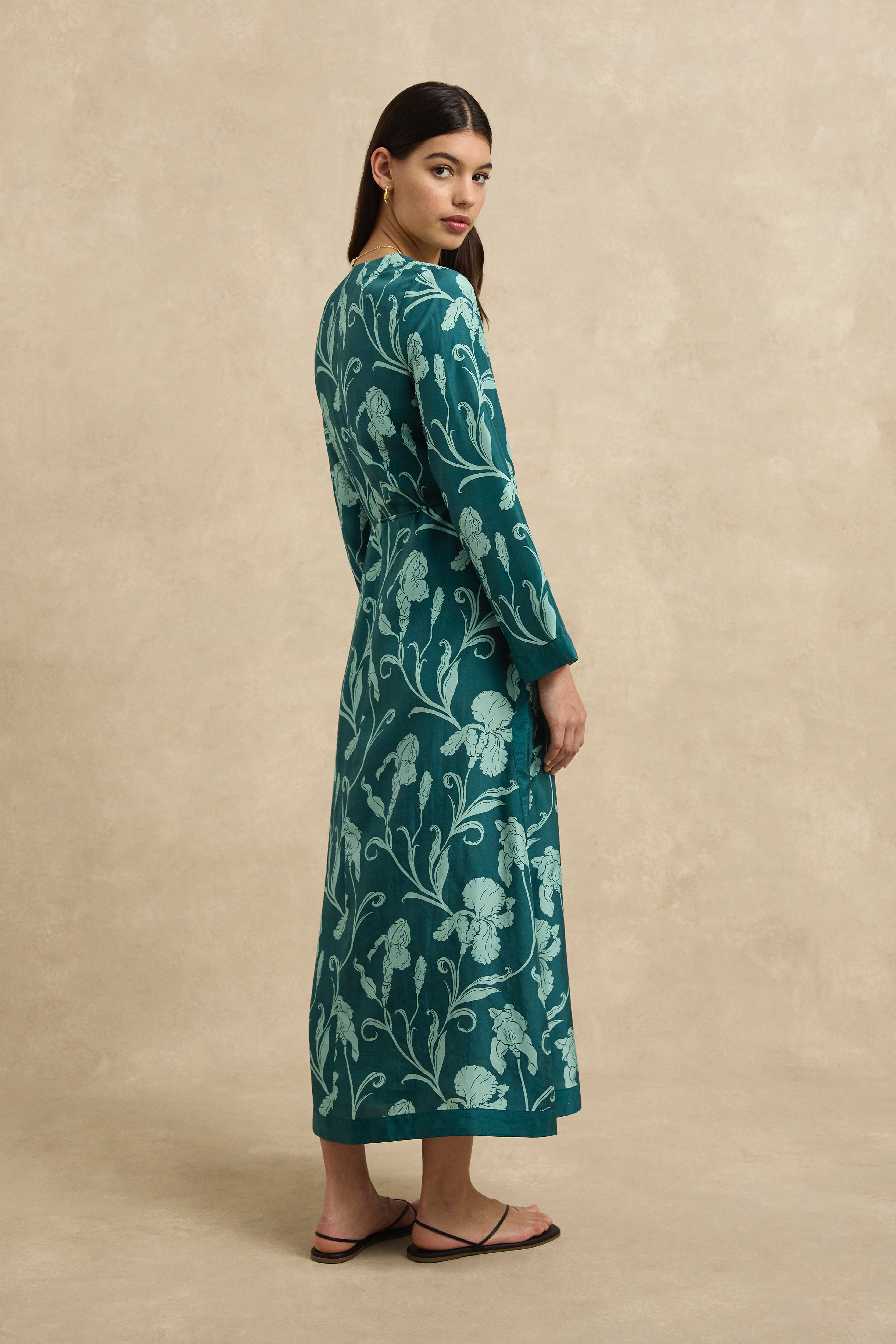 Leandra Dress - Iris Jade