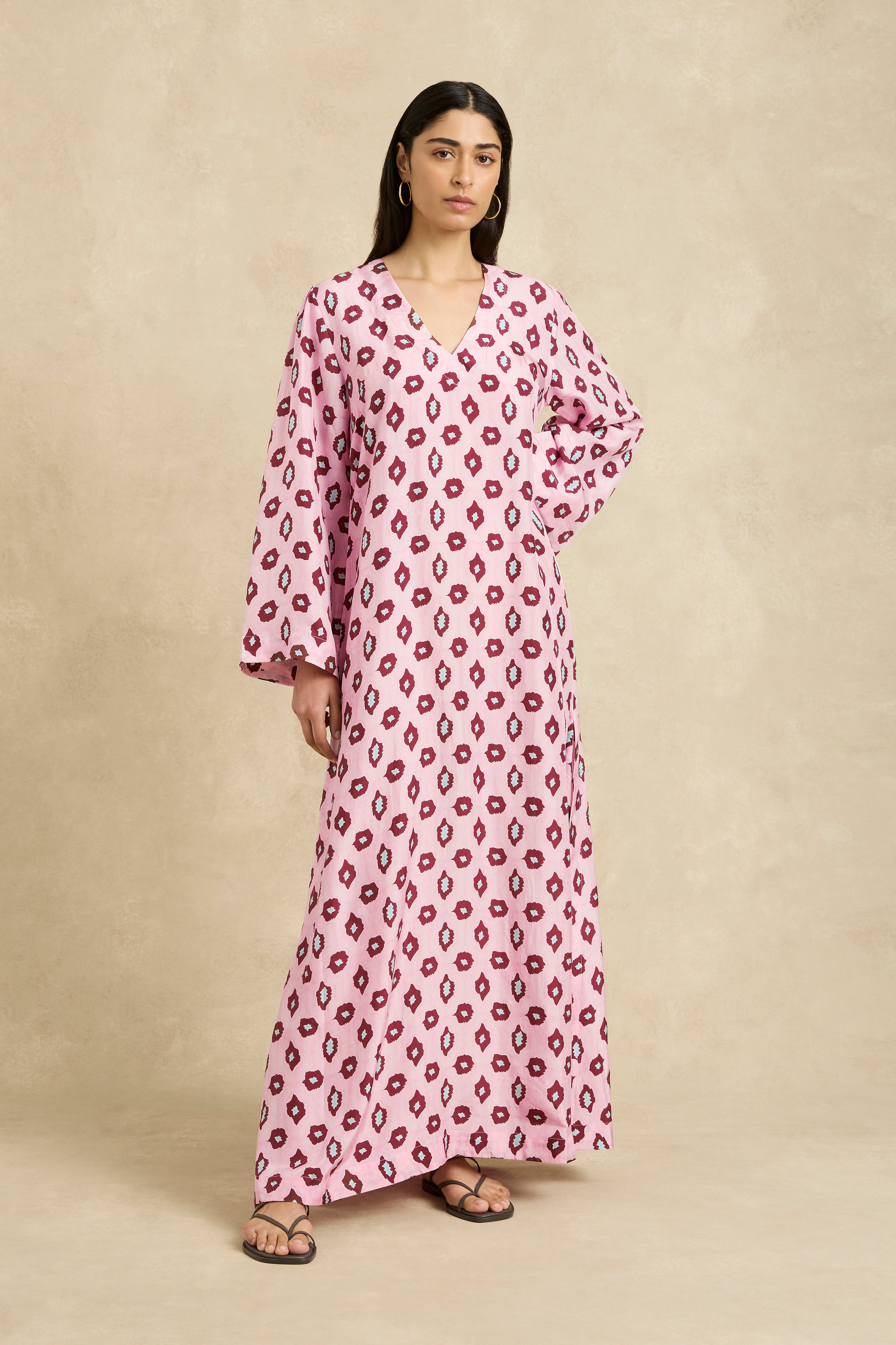 Leandra Dress - Ripple Lotus