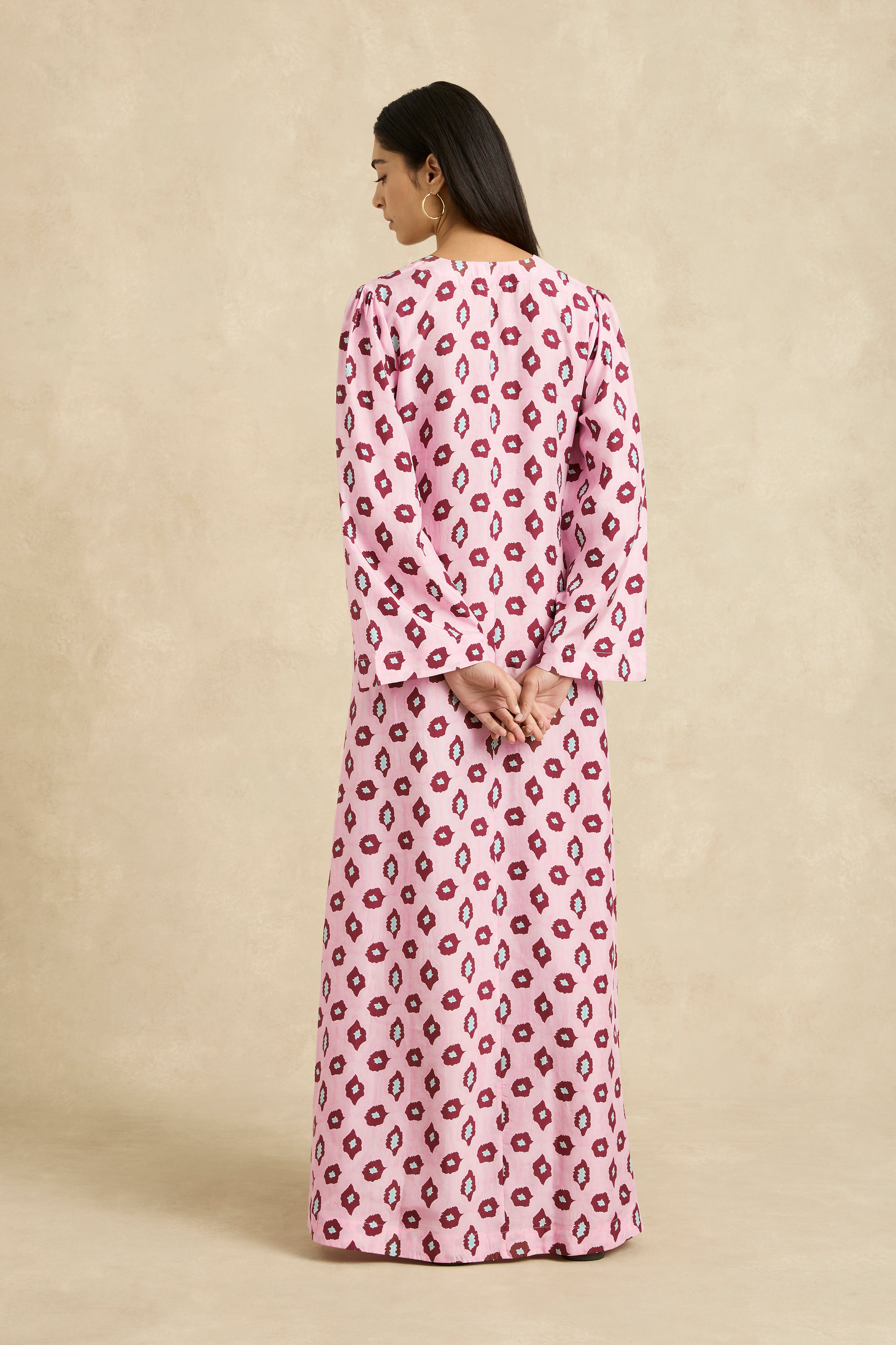 Leandra Dress - Ripple Lotus