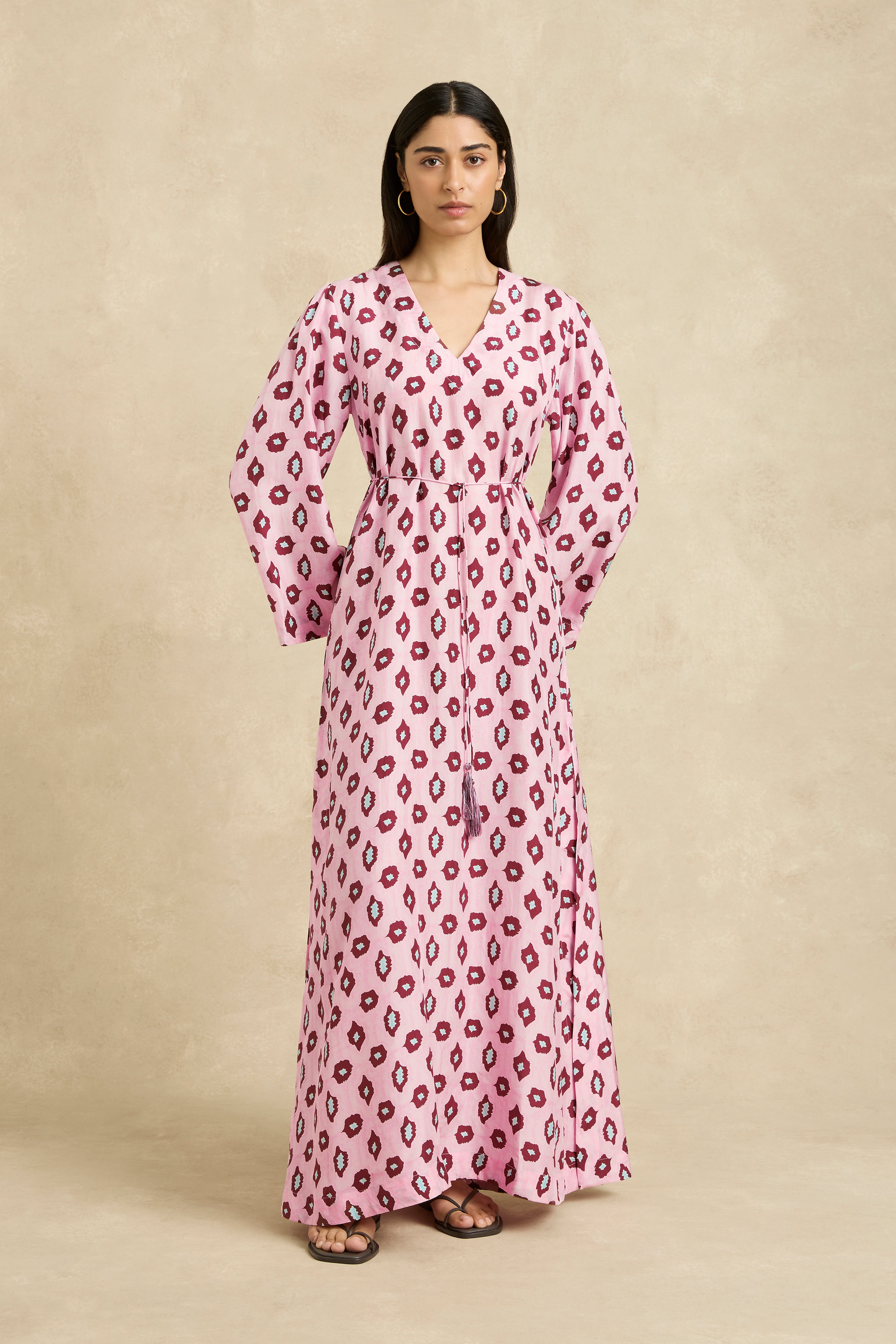 Leandra Dress - Ripple Lotus