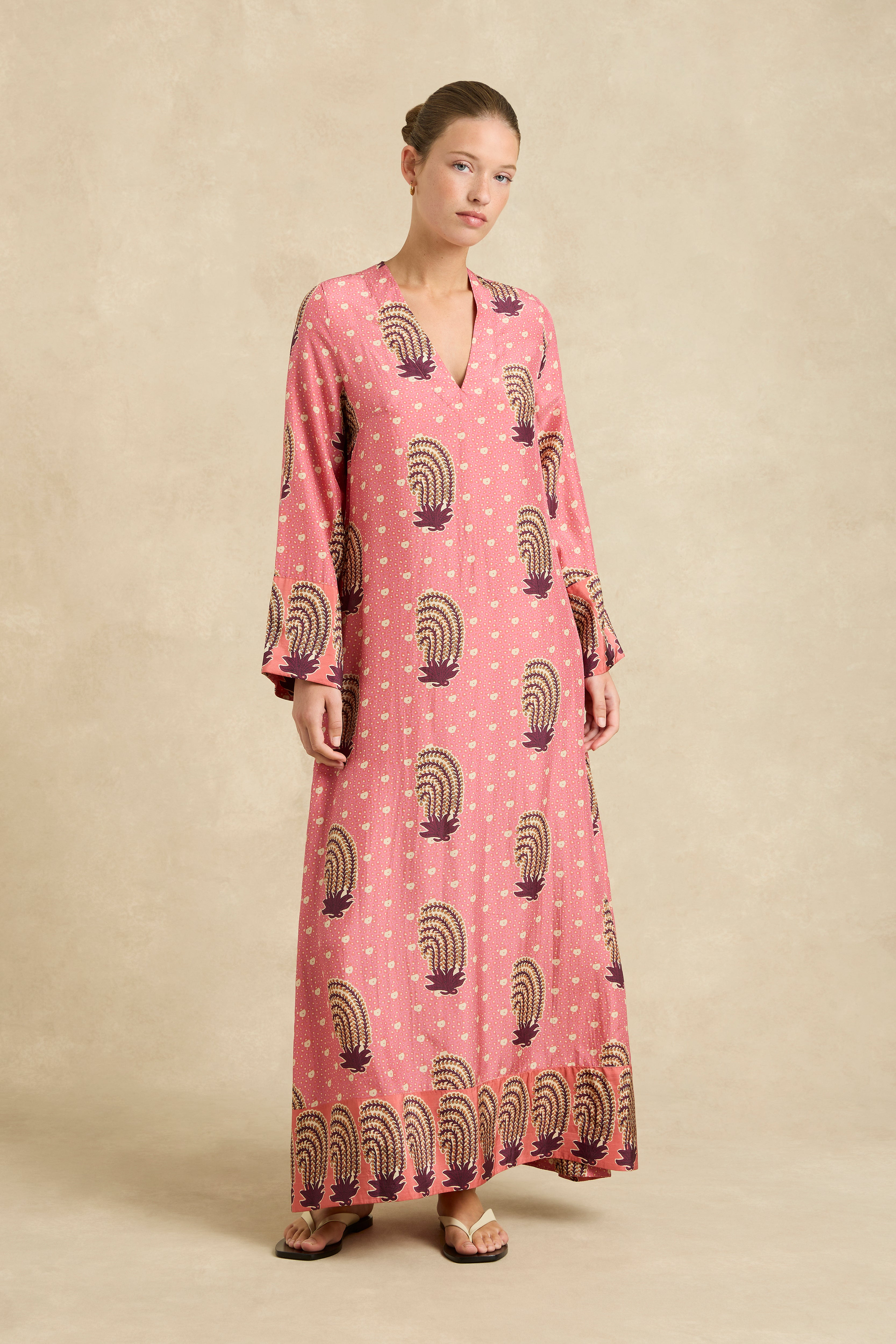 Leandra Dress - Tide Hibiscus