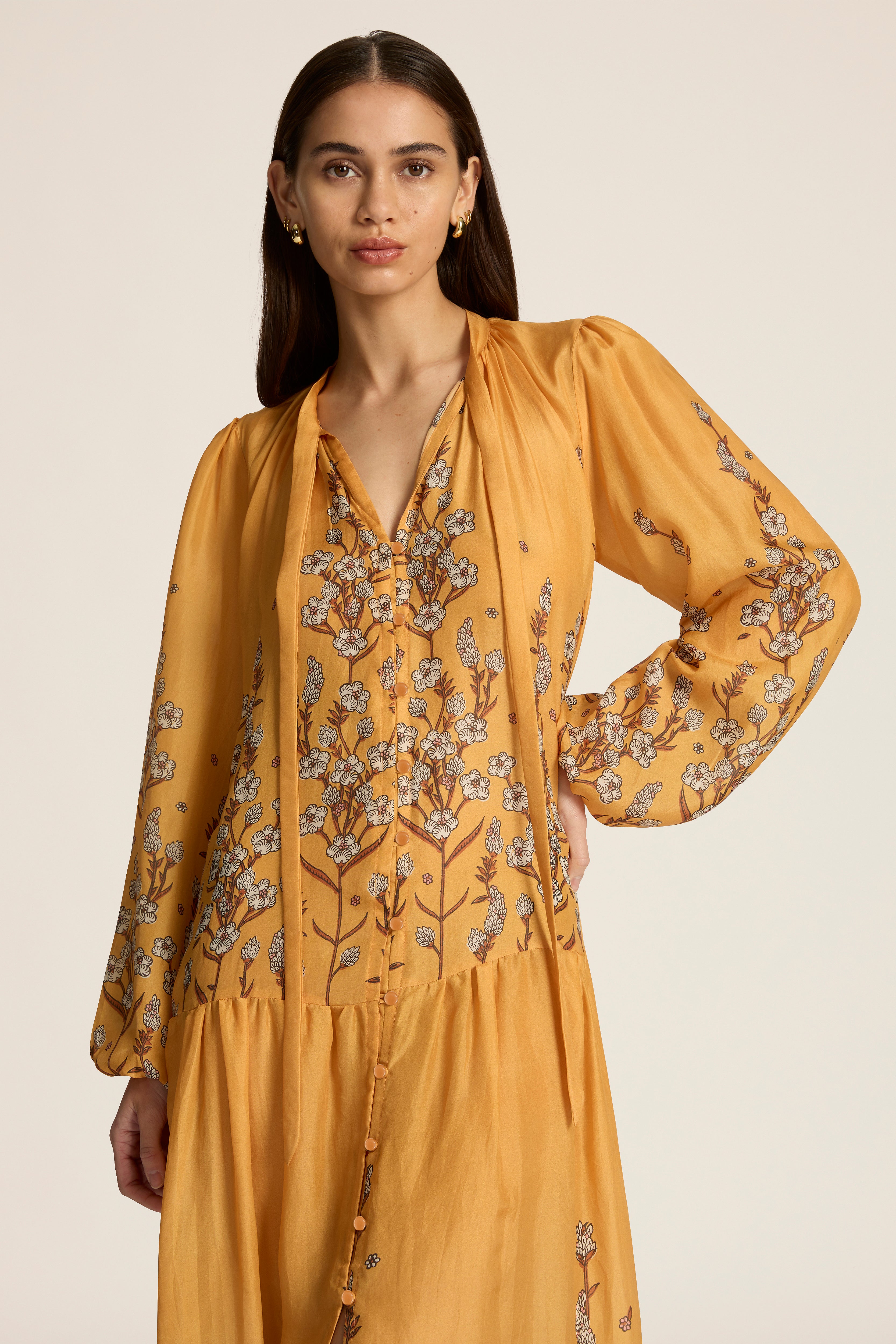 Luca Dress - Valencia Sienna