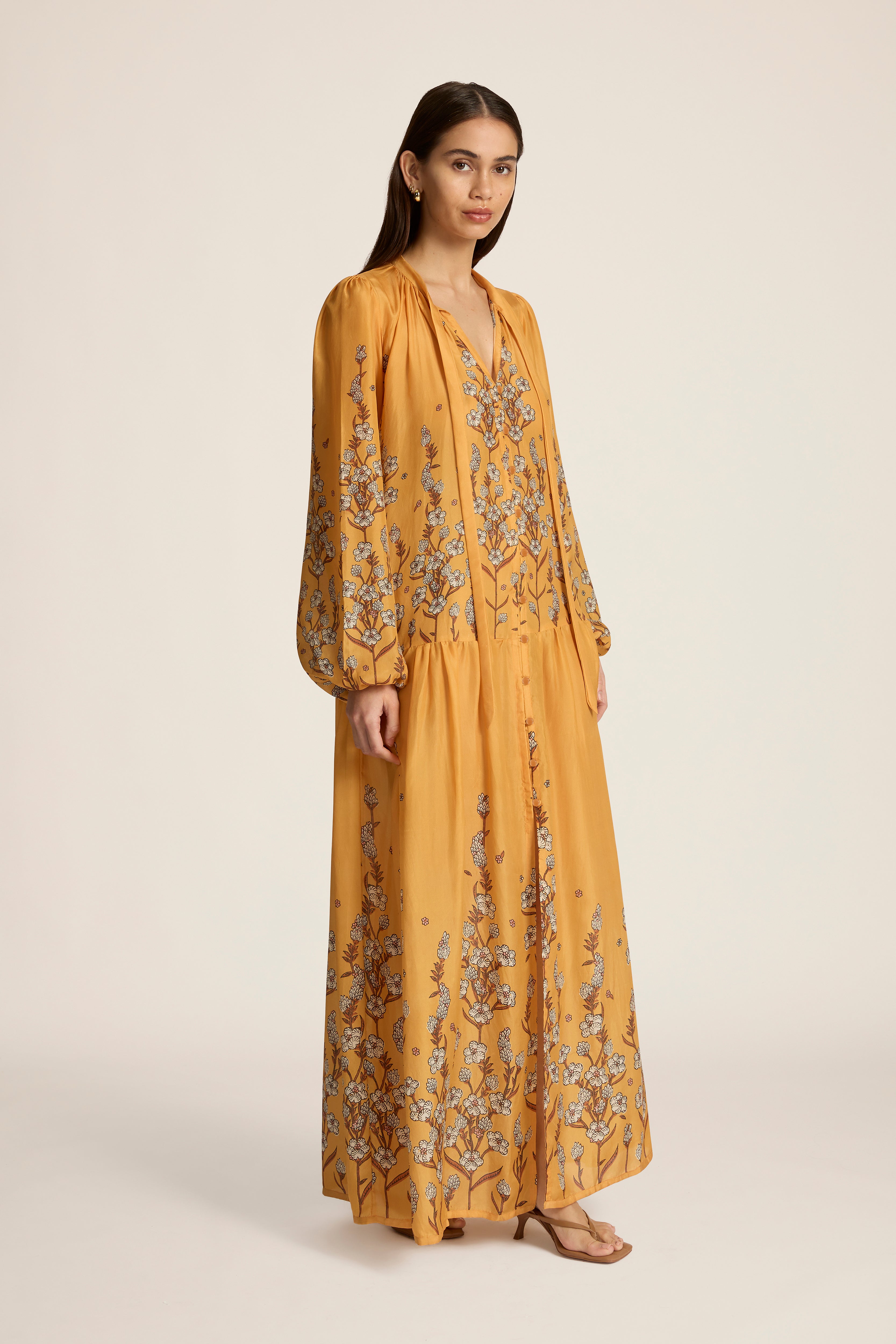 Luca Dress - Valencia Sienna