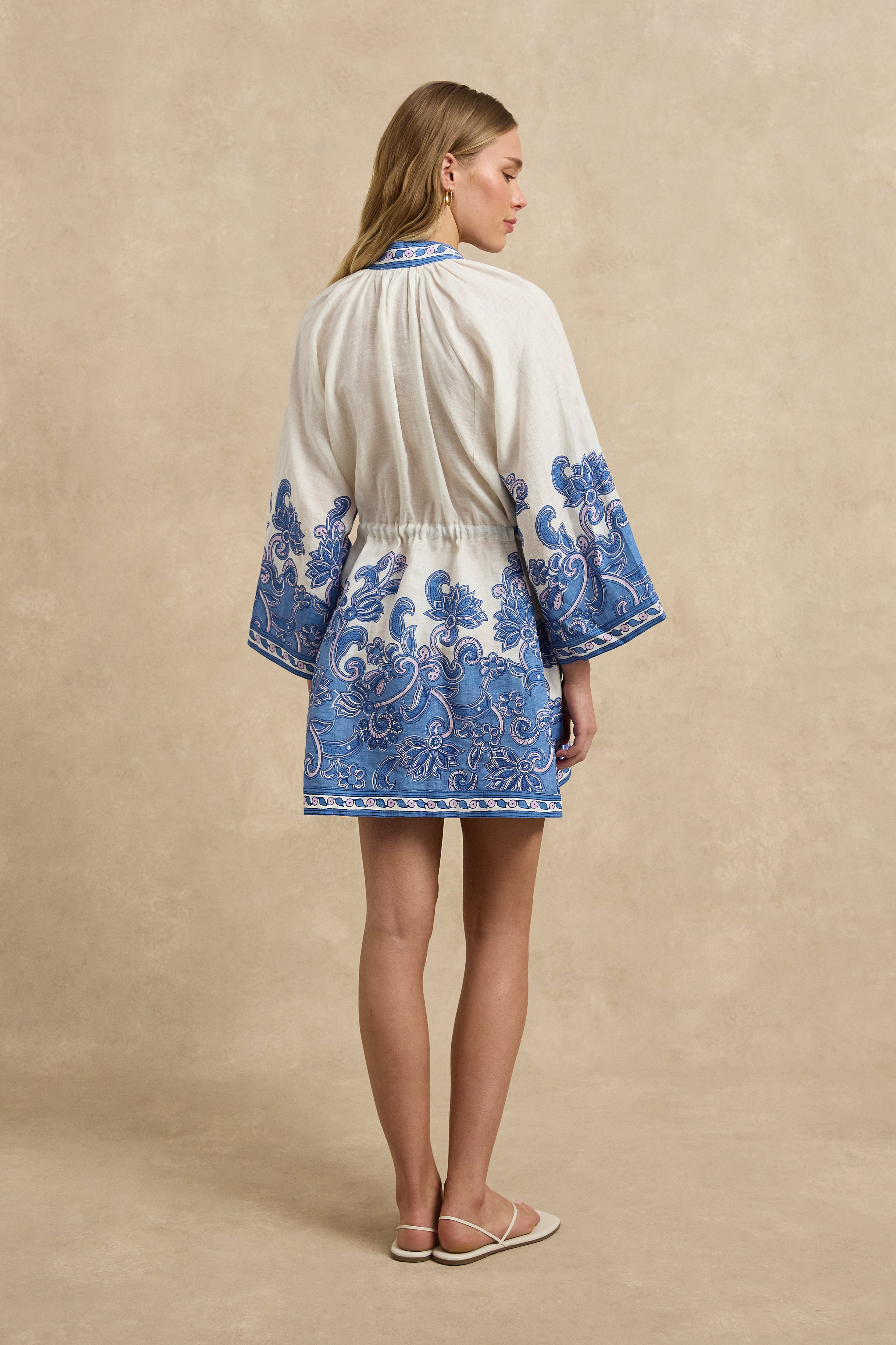 Lumi Dress - Brocade Azul