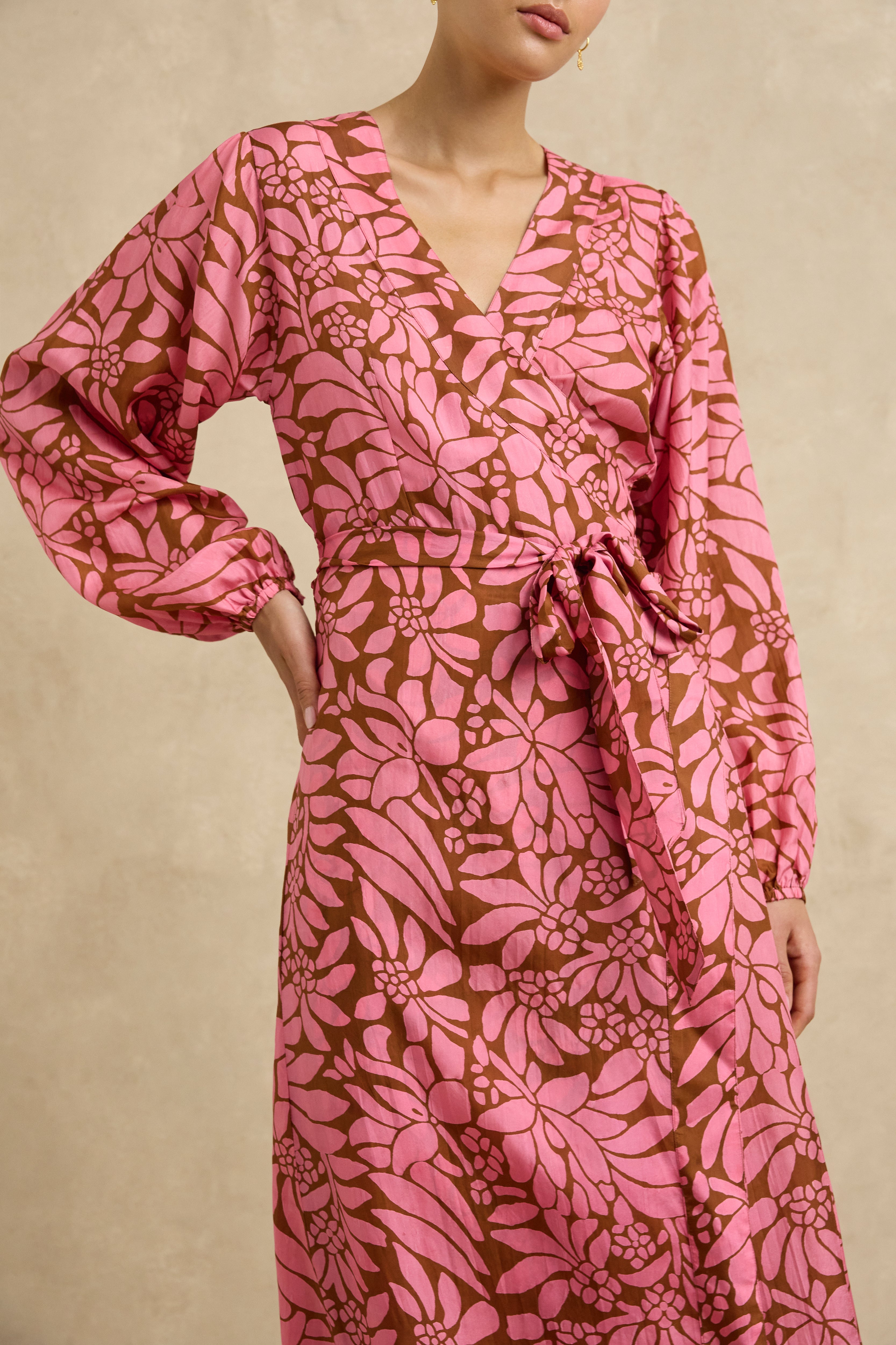 Luna Dress - Crocus Rosewood