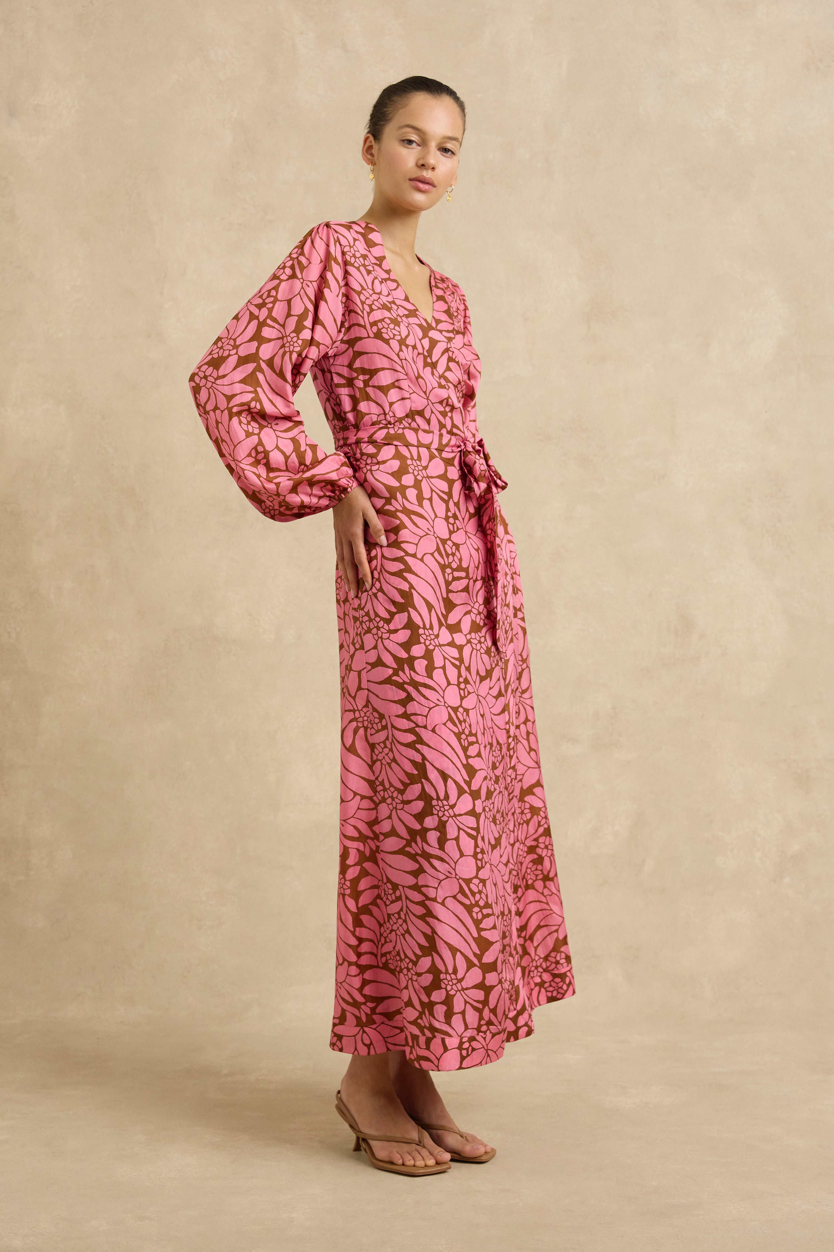 Luna Dress - Crocus Rosewood