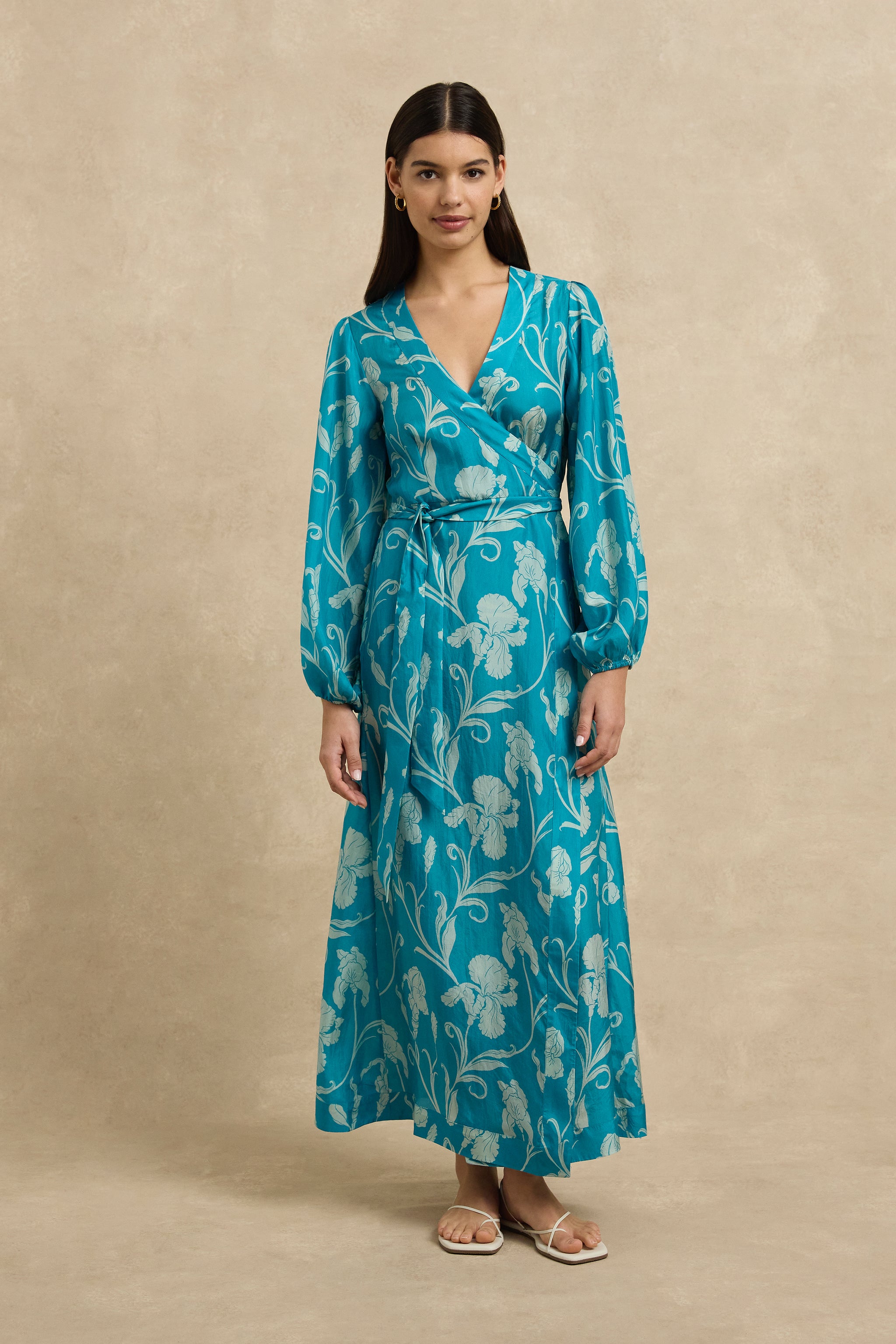 apt 9 green dress VINTAGE JOY STEVENS AQUAMARINE ORGANZA FLOUNCE PROM DRESS / FORMAL / –  Vintage Clothing & Fashions main image 1
