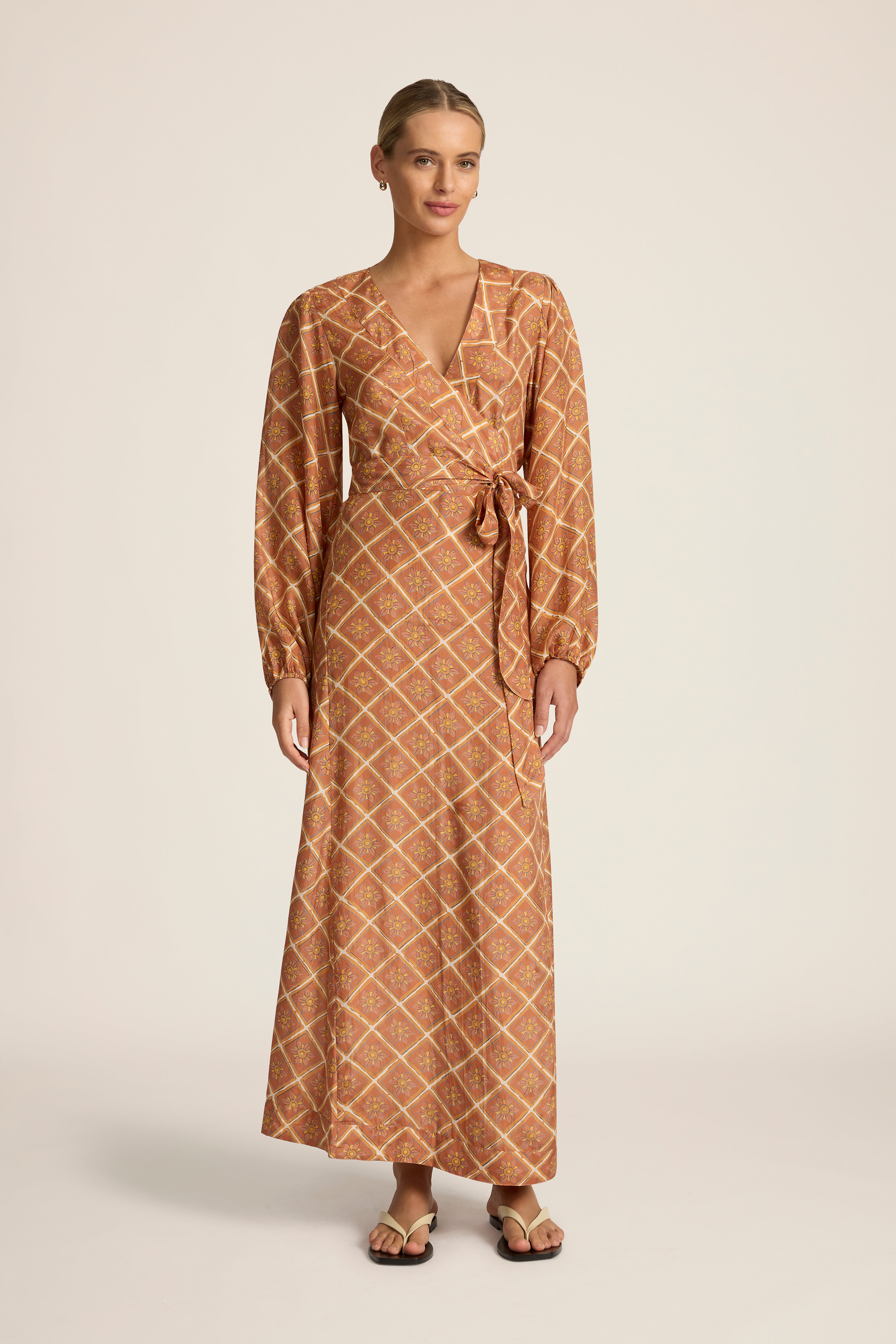 Luna Maxi Dress - Talavera Sandstone