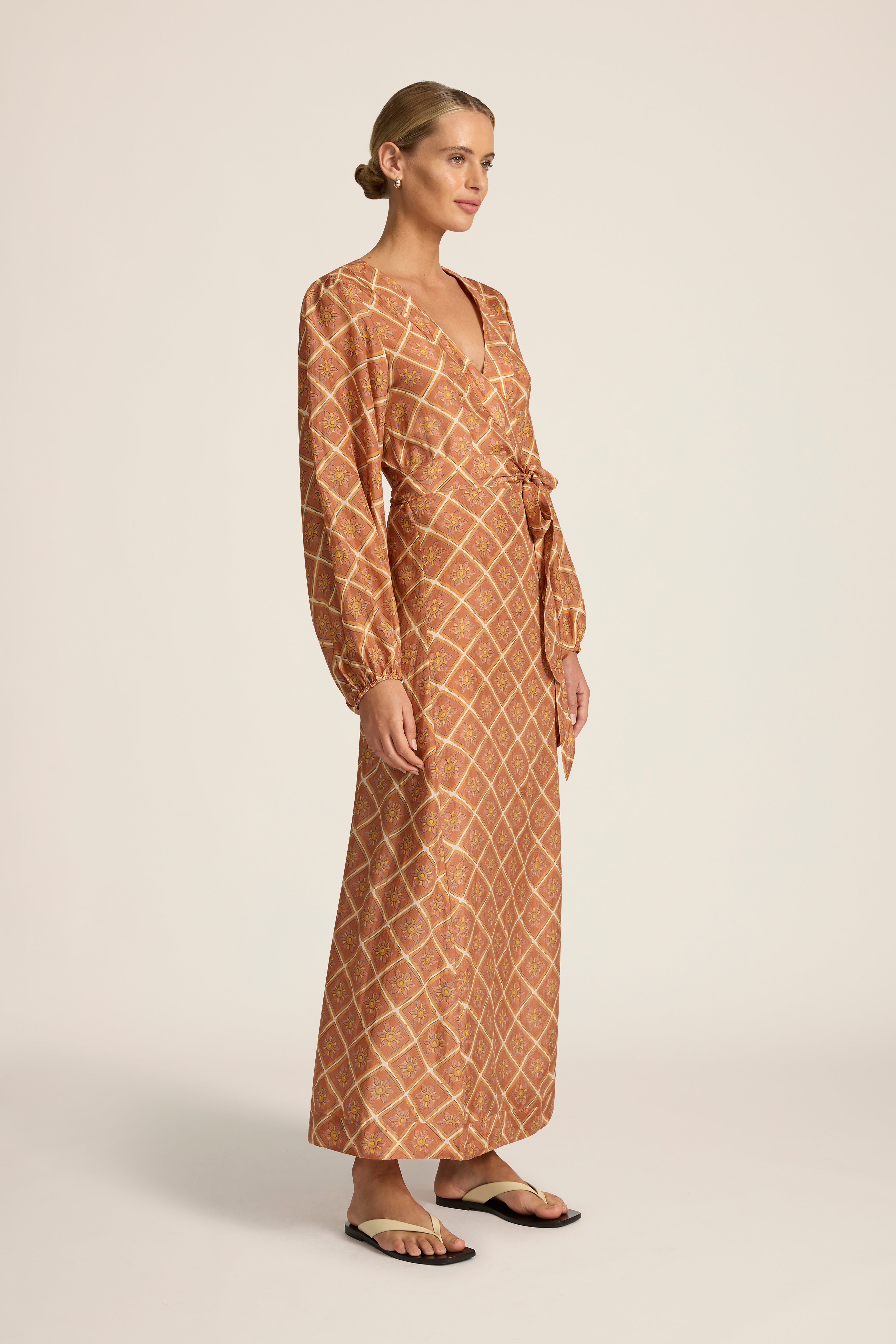 Luna Maxi Dress - Talavera Sandstone