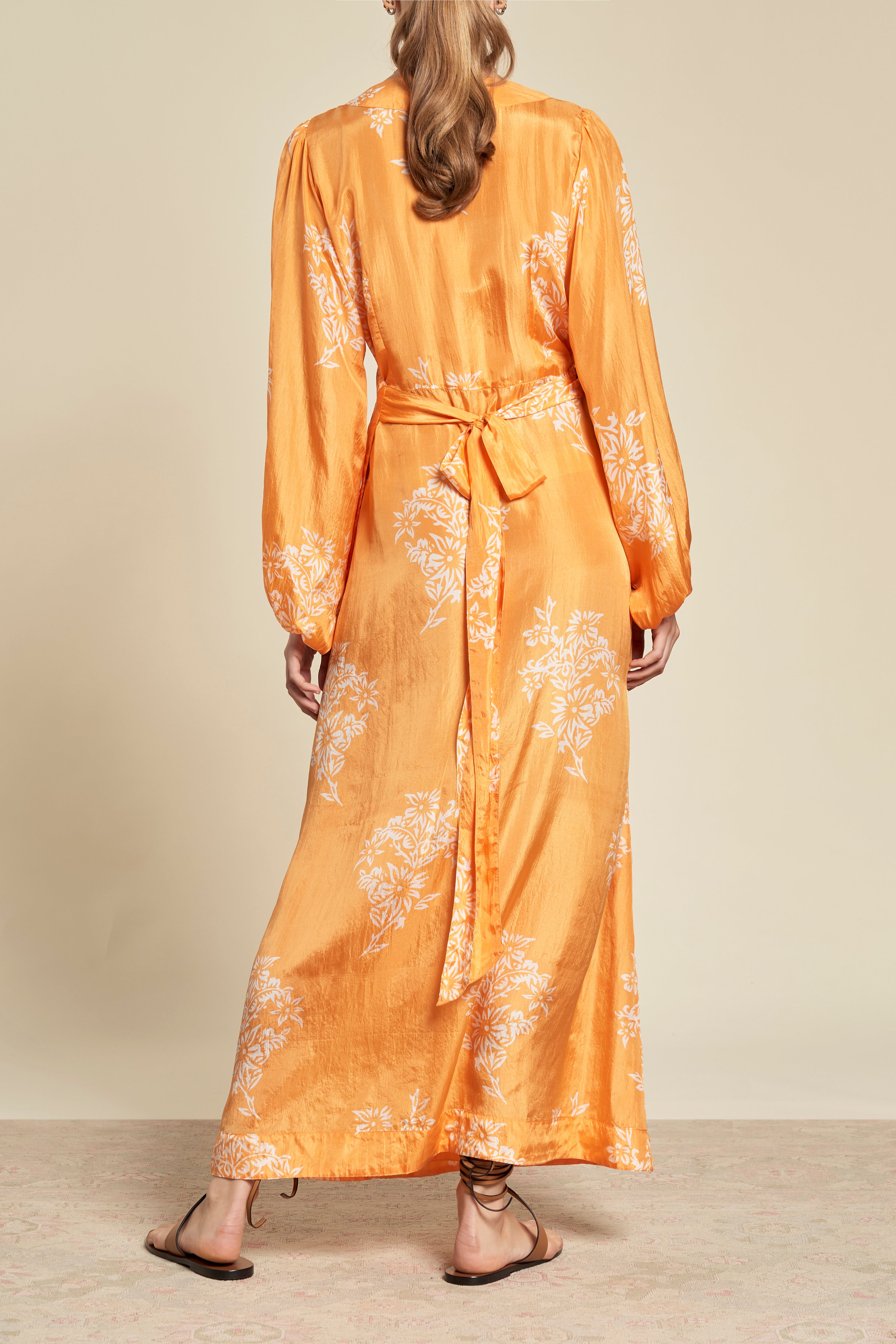 Luna Wrap Dress - Golden