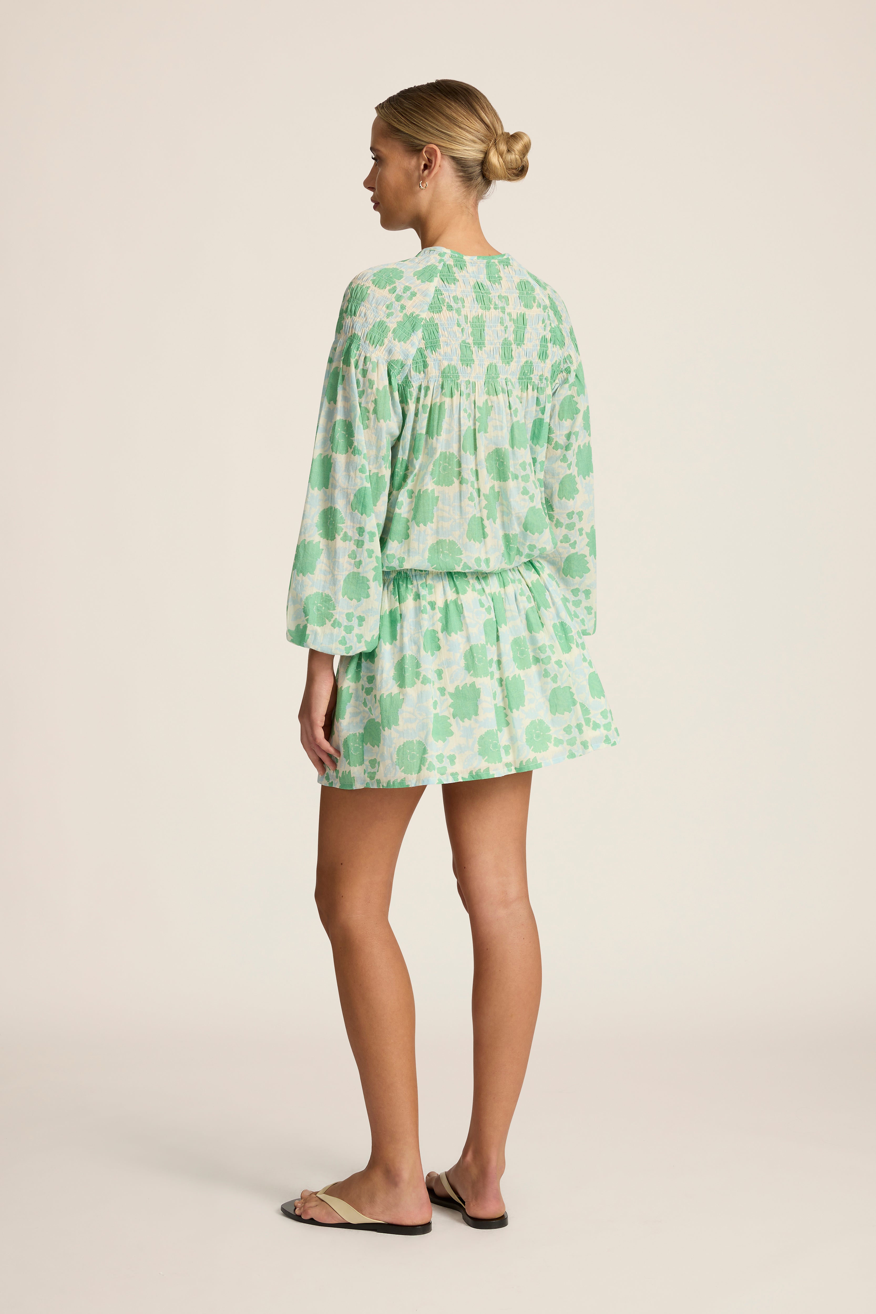 Maya Mini Dress - Albenya Mint