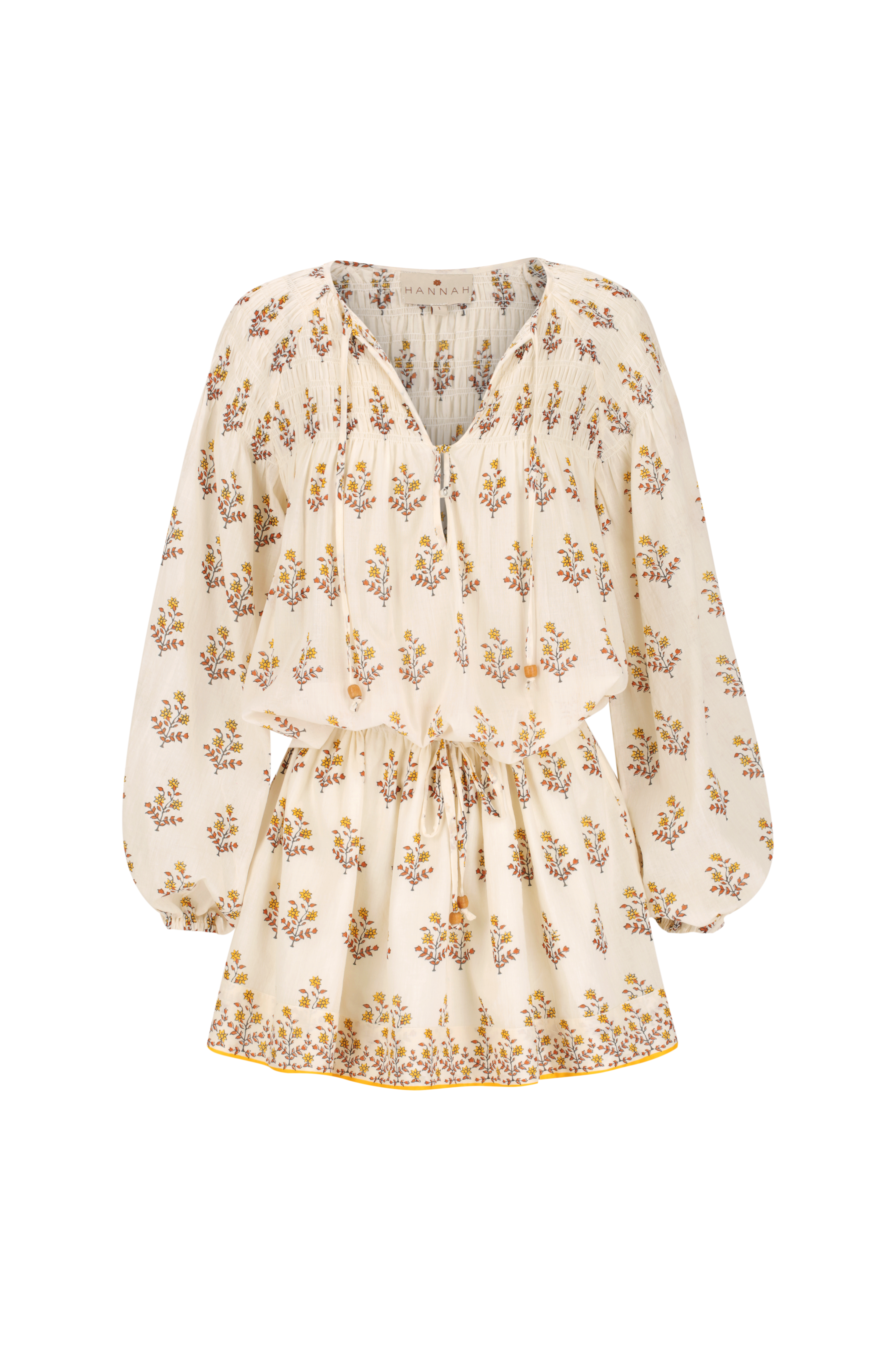 Maya Mini Dress - Palma Golden