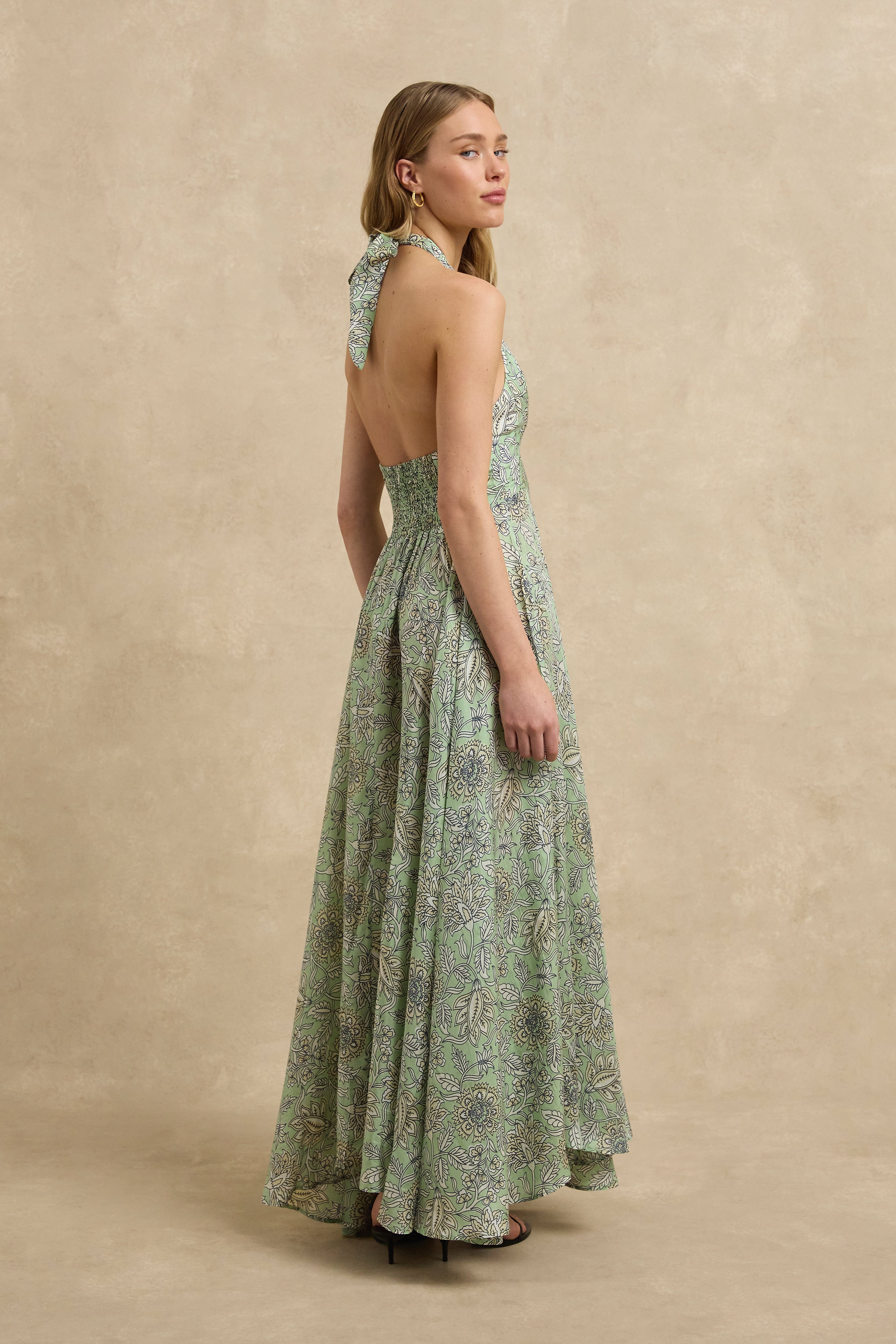 Meera Dress - Heritage Sage